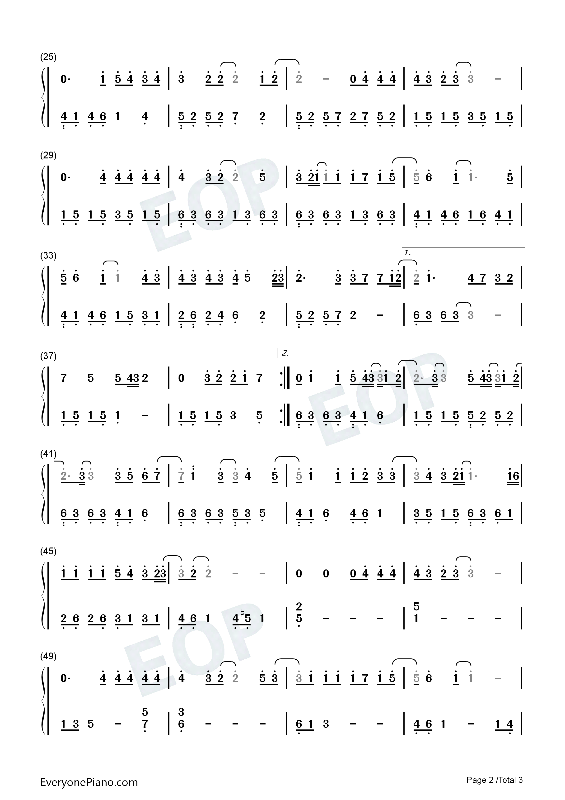 千年以后钢琴简谱_陈零九演唱