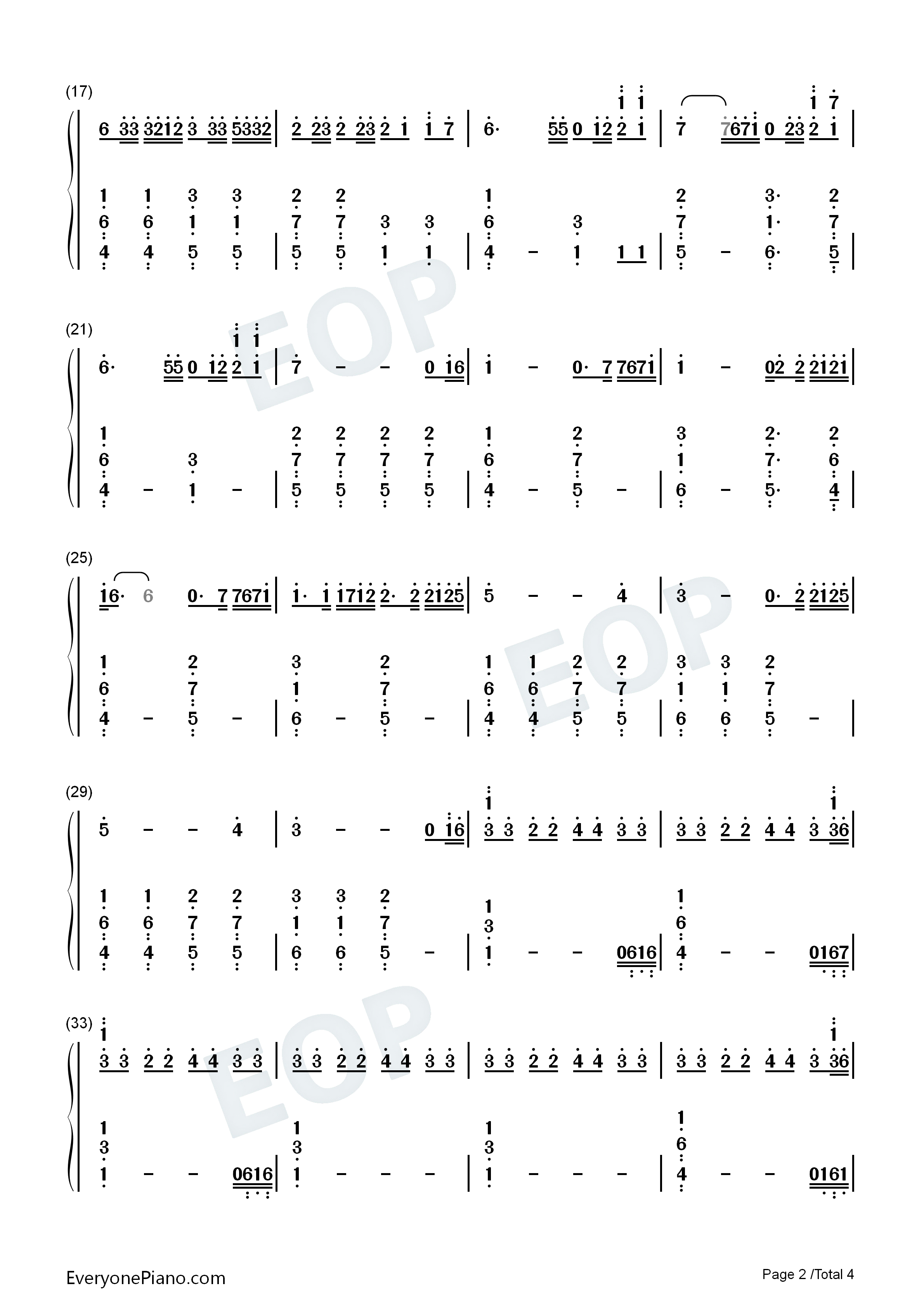 如果你也这样过钢琴简谱_尤长靖演唱