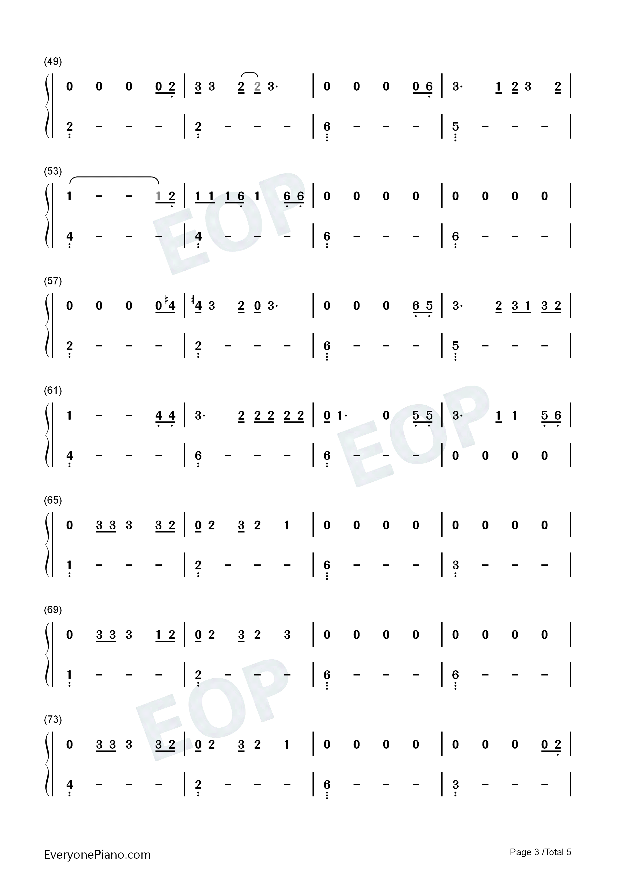 Cause_for_Concern钢琴简谱_Lovejoy演唱