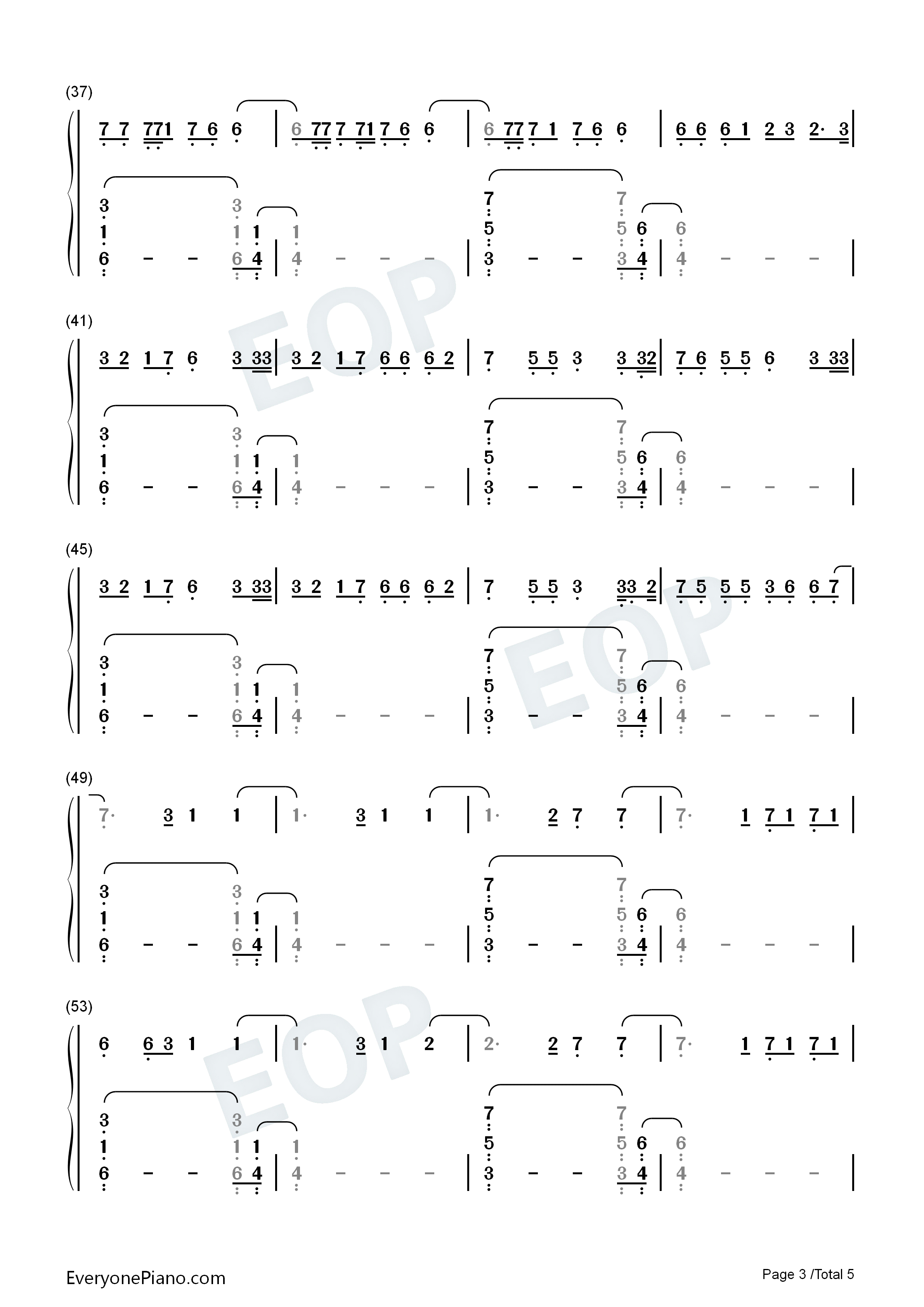 You_Right钢琴简谱_Doja_Cat_The_Weeknd演唱