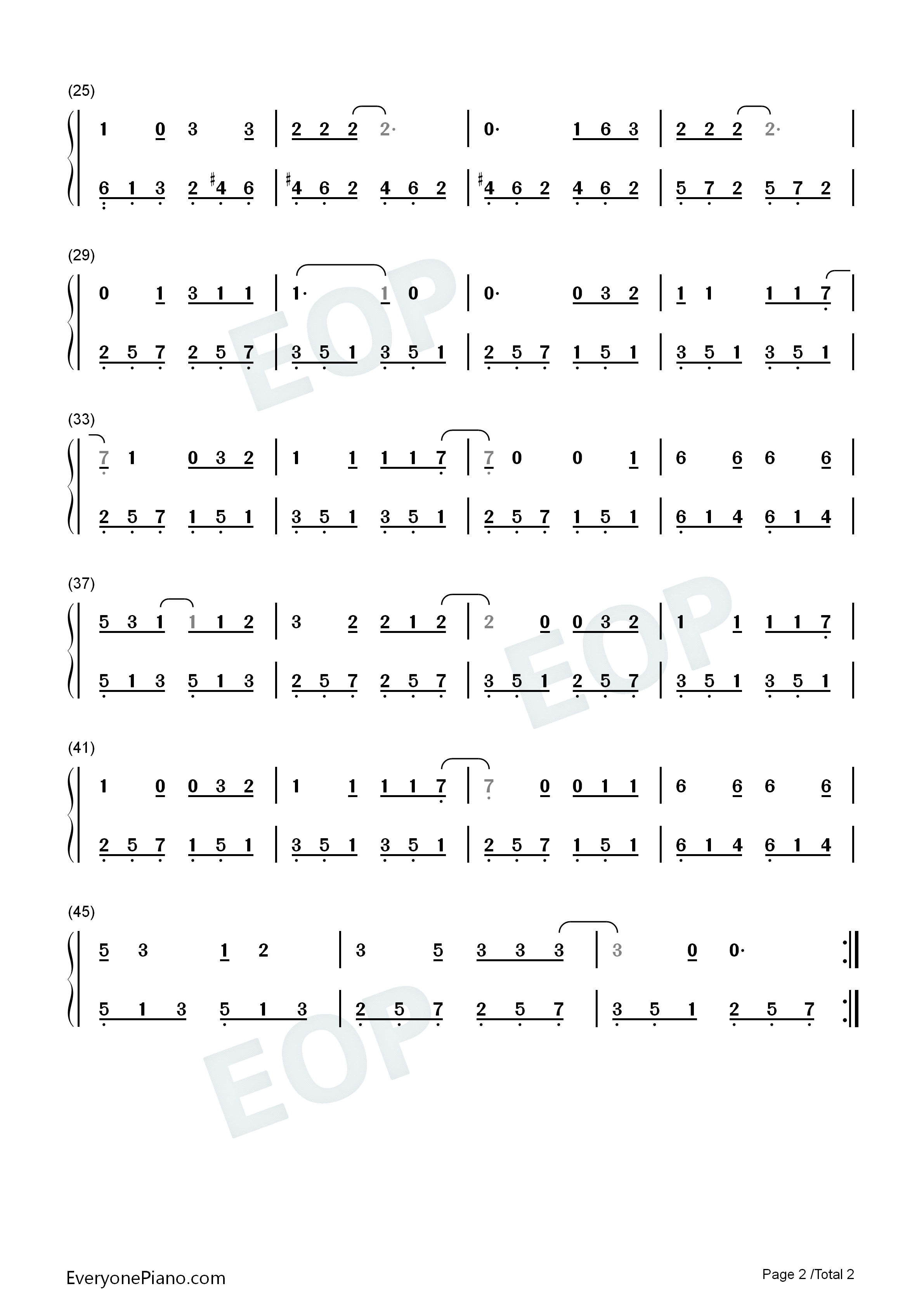 Golden_G_String钢琴简谱_Miley_Cyrus演唱