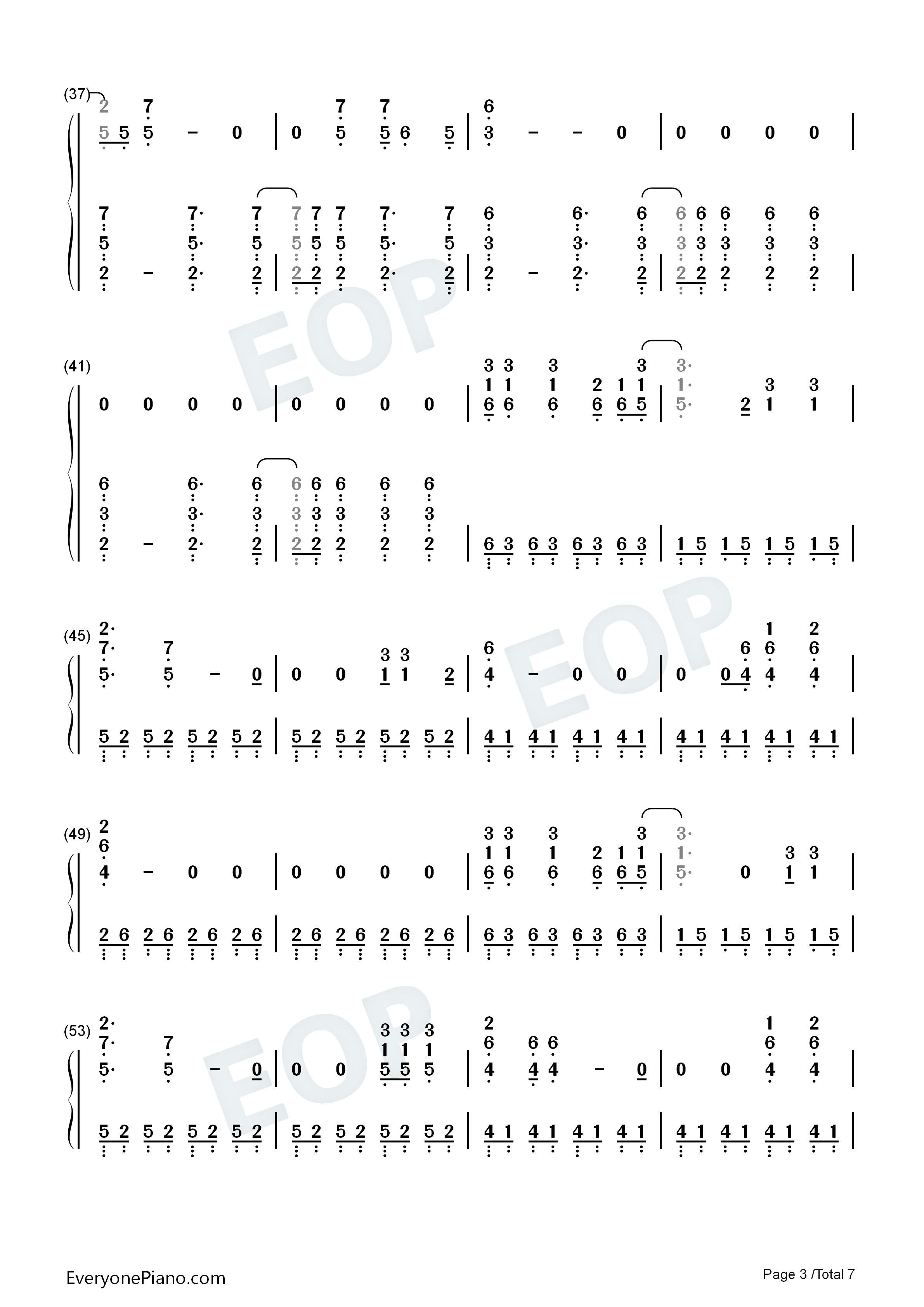 Behind_Blue_Eyes钢琴简谱_Tokio_Hotel_VIZE演唱