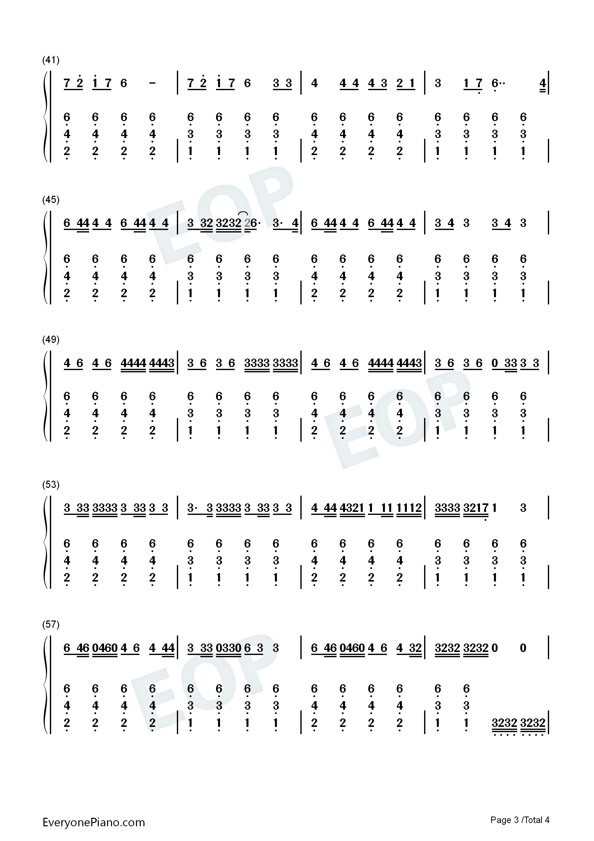 Ram_Pam_Pam钢琴简谱_Natti_Natasha_Becky_G演唱