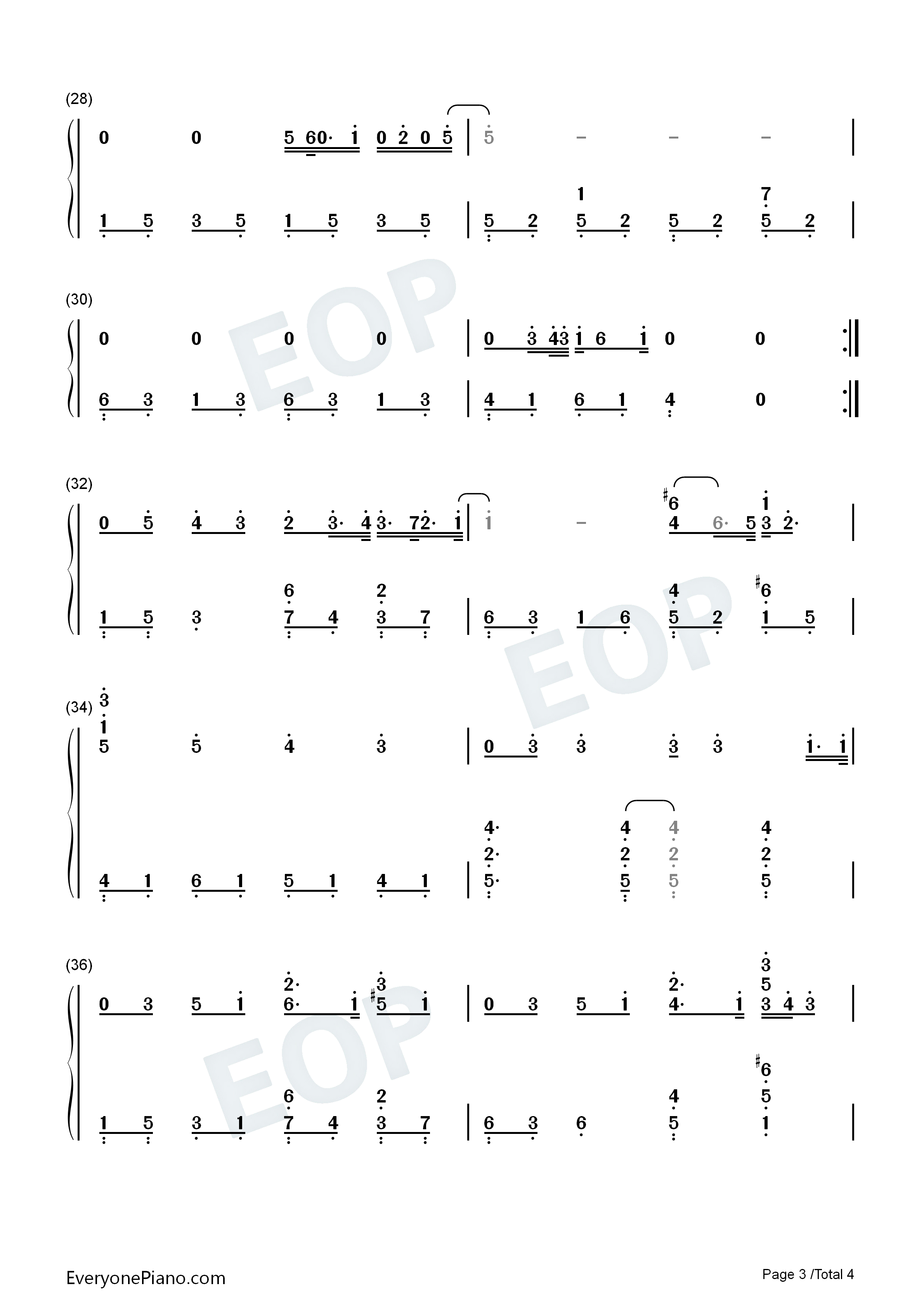 大笨钟钢琴简谱_周杰伦演唱