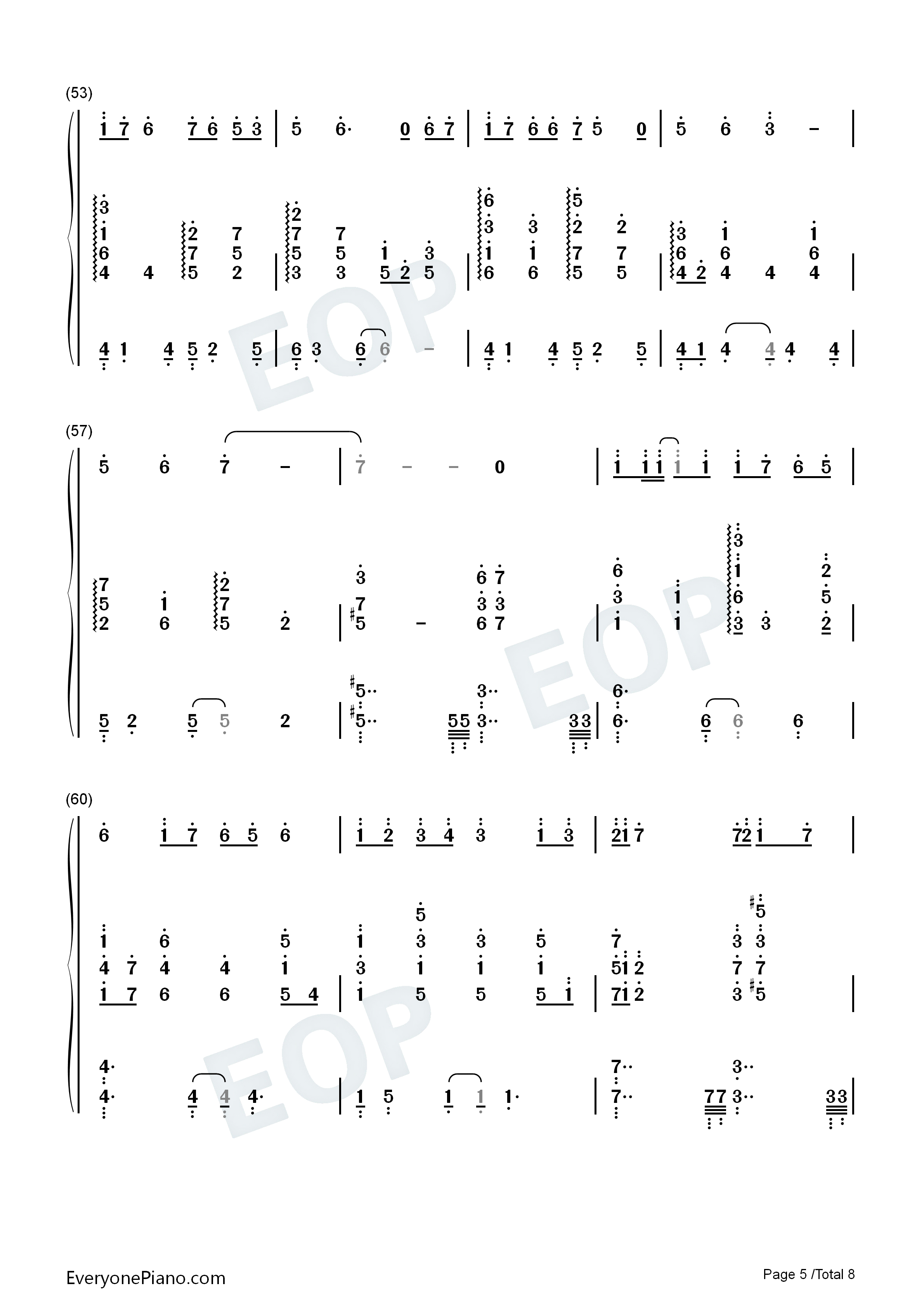 春はゆく钢琴简谱_Aimer演唱