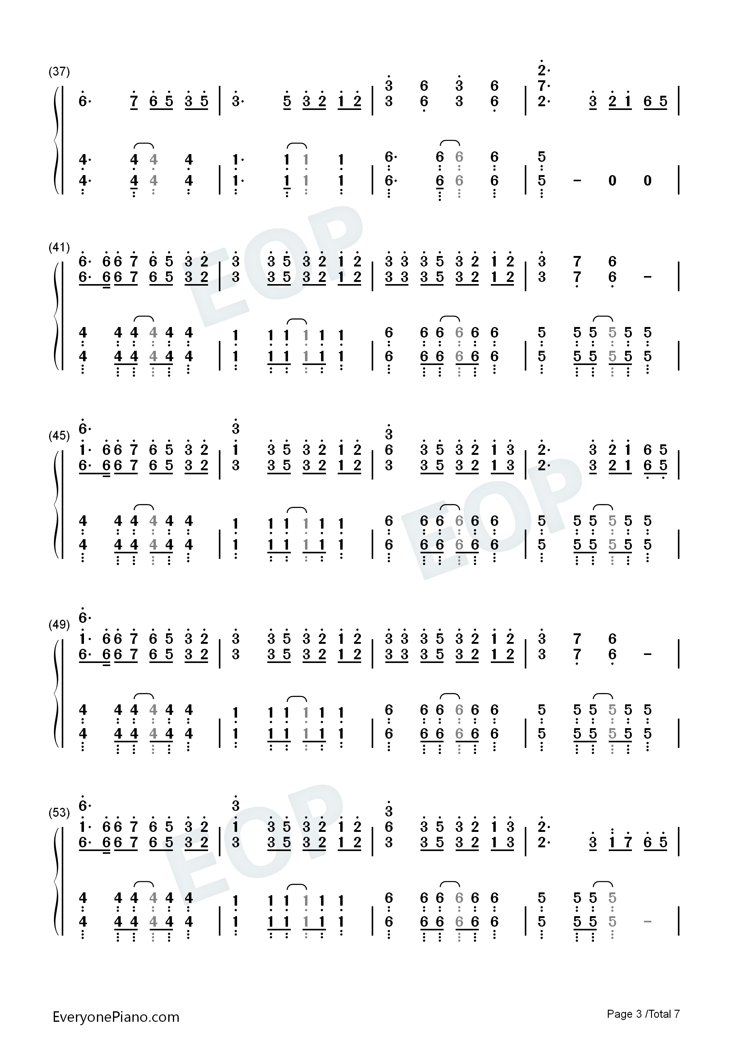 Hiding_In_The_Blue钢琴简谱_TheFatRat_RIELL演唱