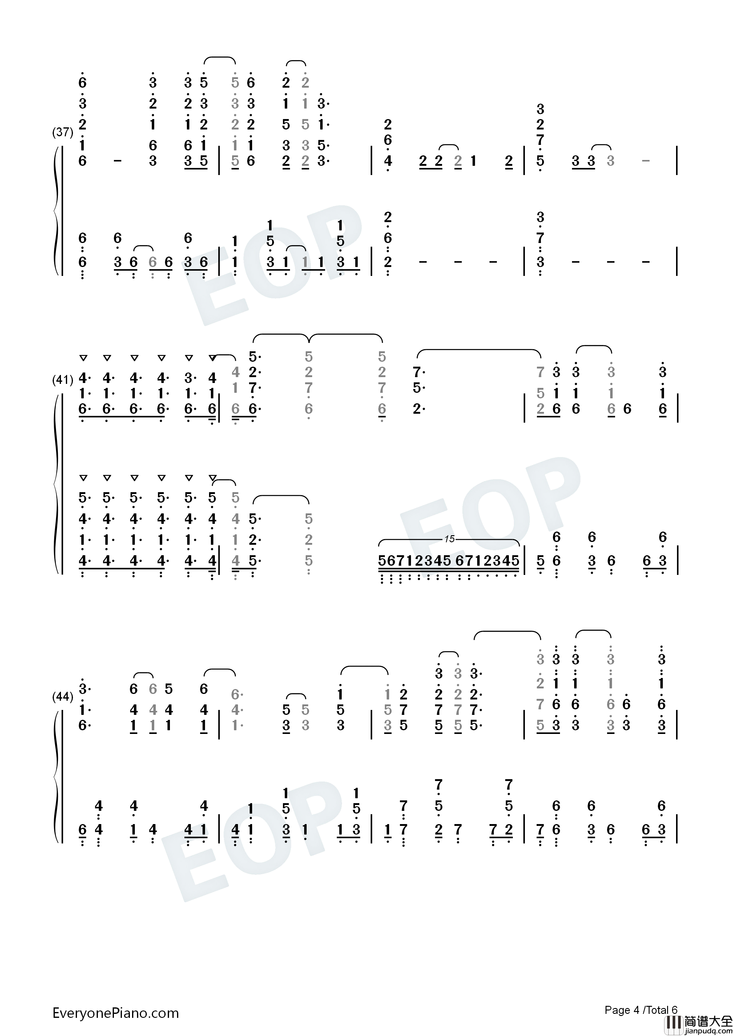 Like_Flames钢琴简谱_MindaRyn演唱