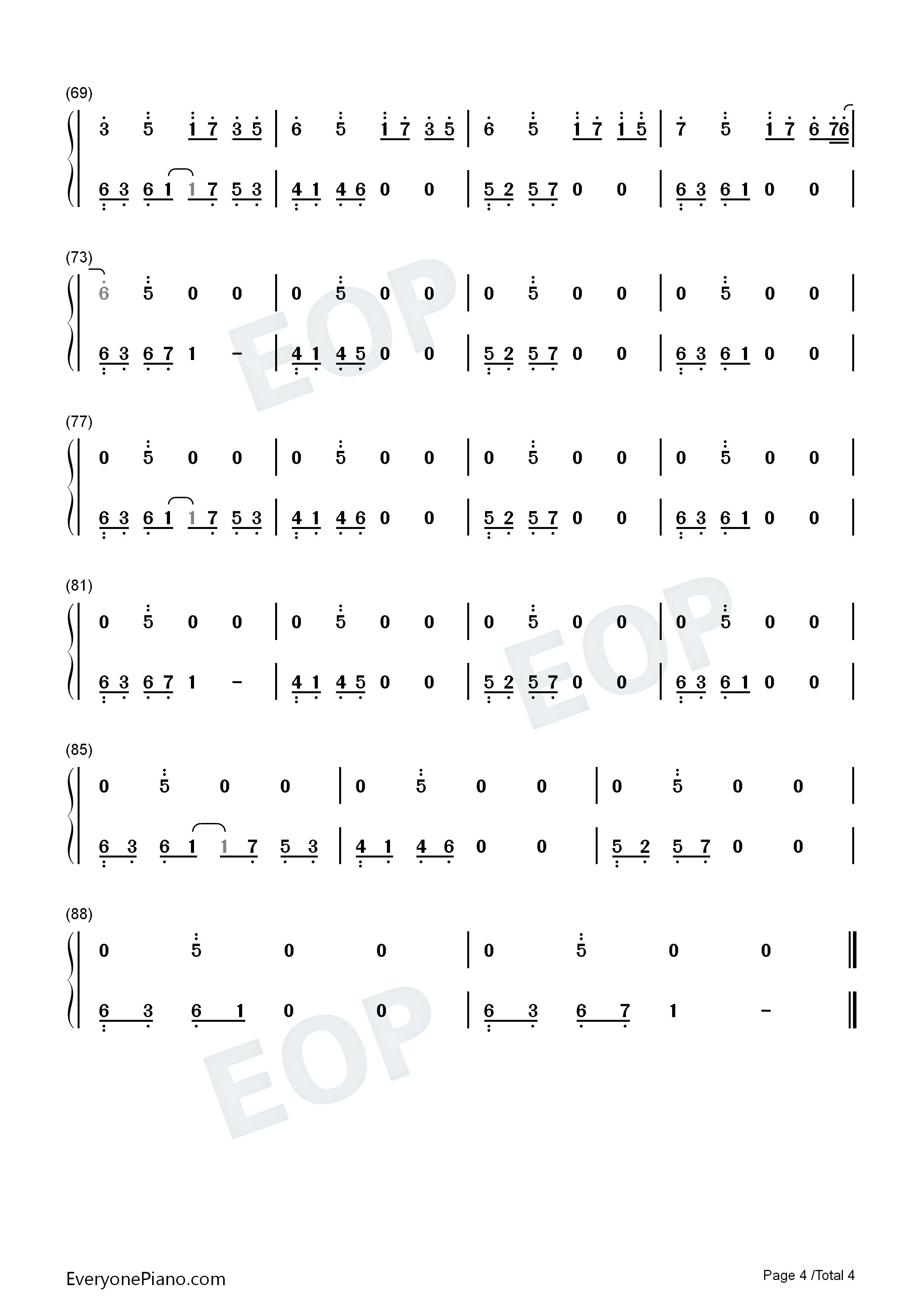 さよなら_お月様钢琴简谱_MEMELOME演唱