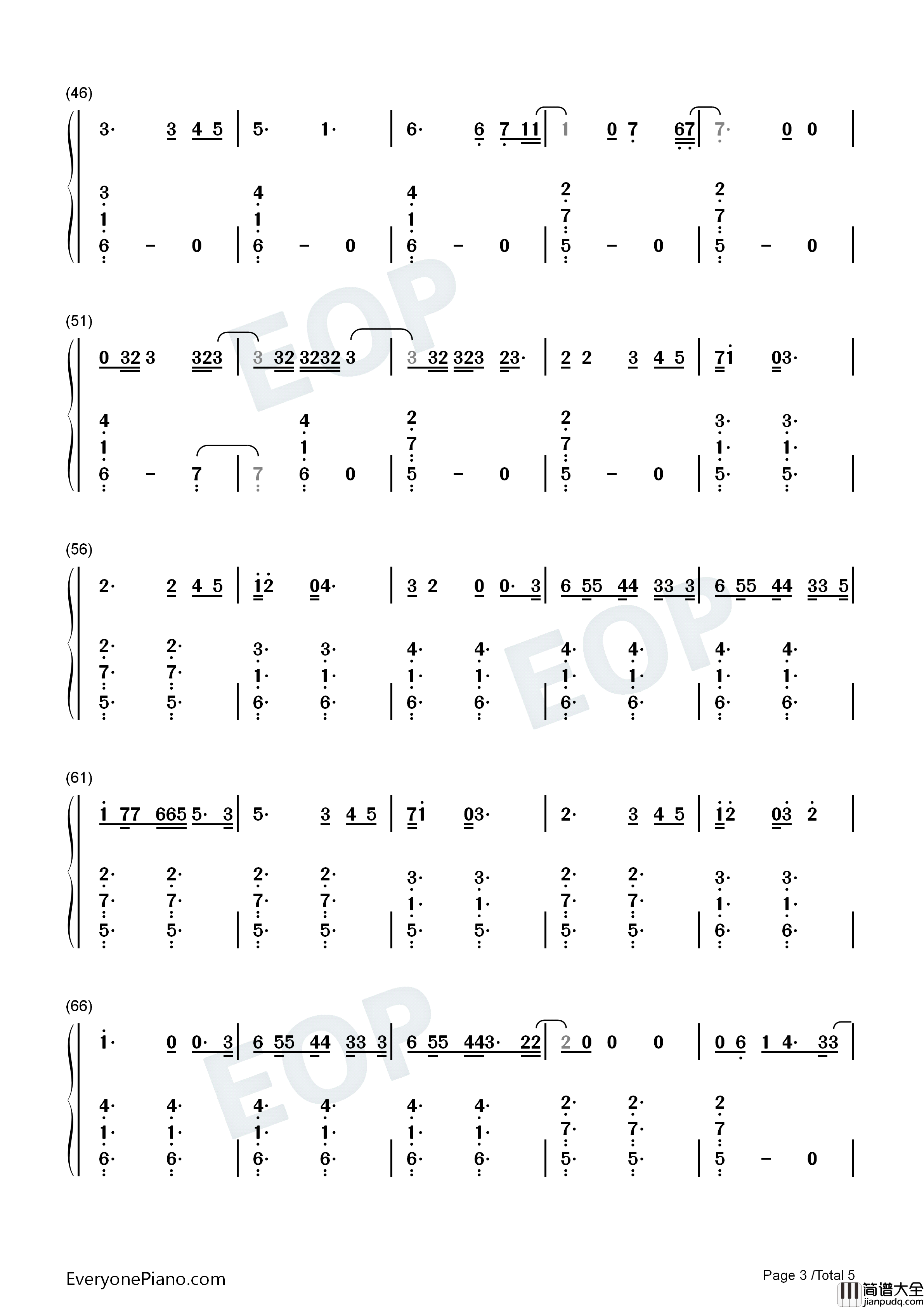 Unsaid_Emily钢琴简谱_David_Lawrence演唱