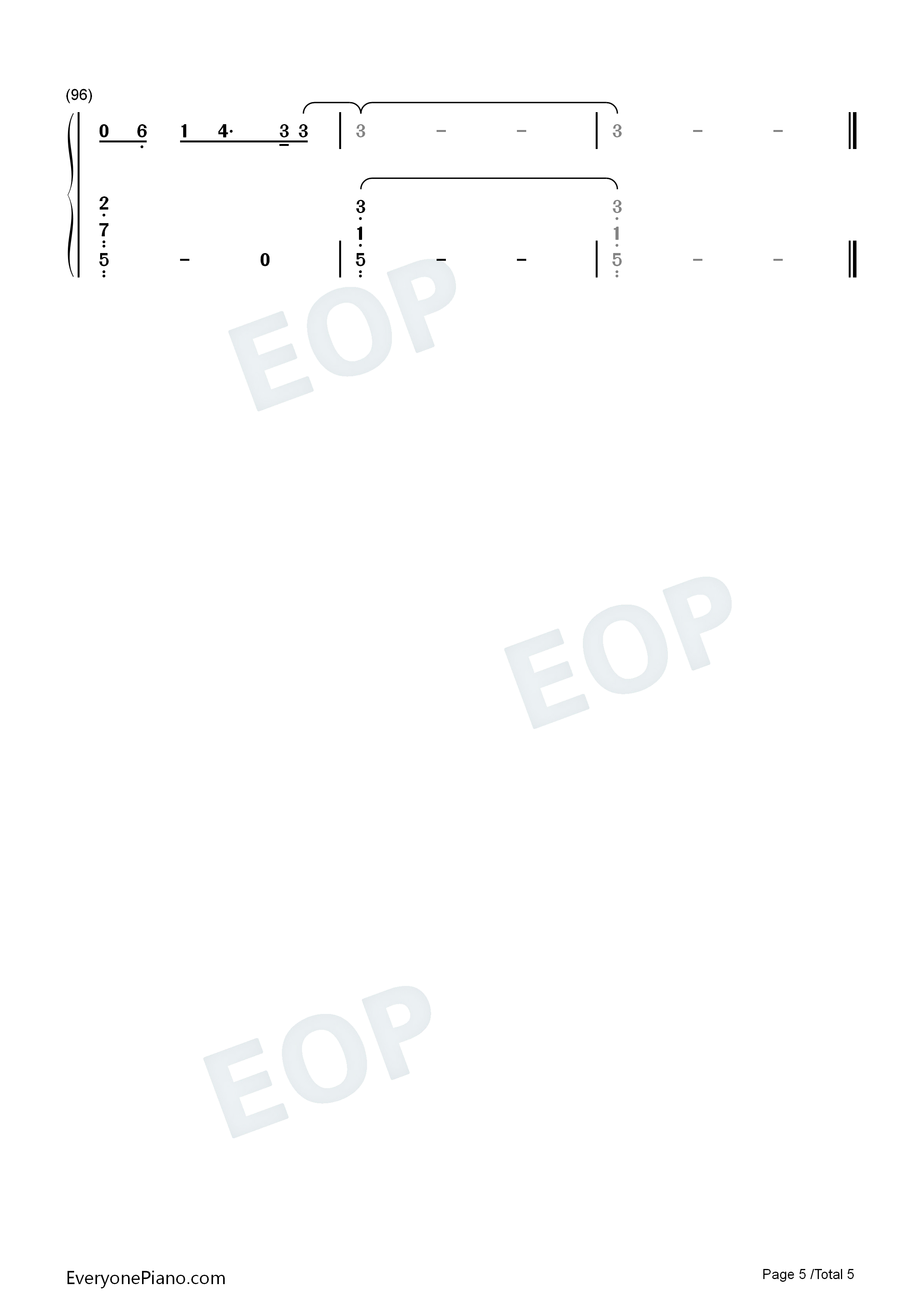 Unsaid_Emily钢琴简谱_David_Lawrence演唱