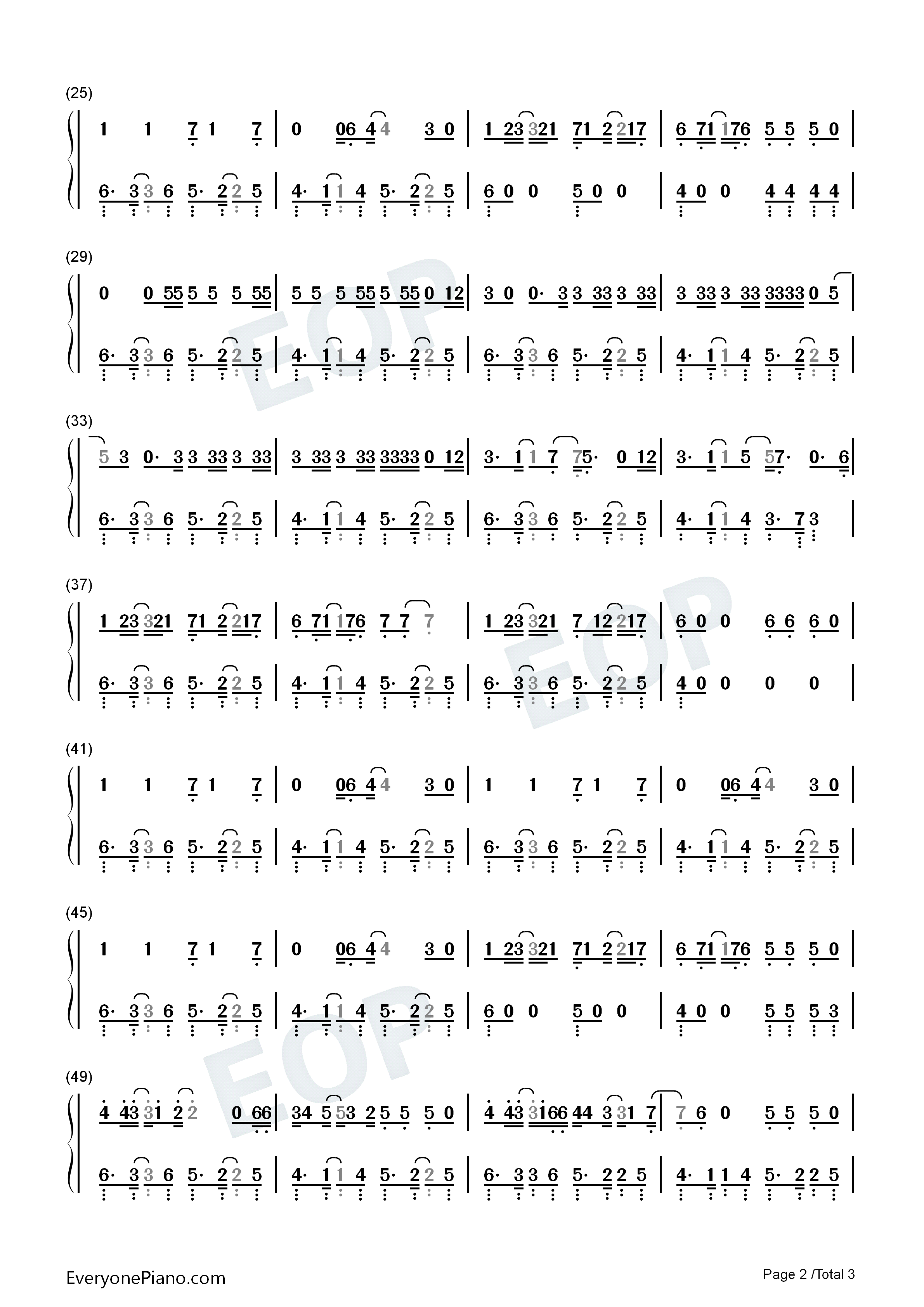 Dont_Go_Yet钢琴简谱_Camila_Cabello演唱