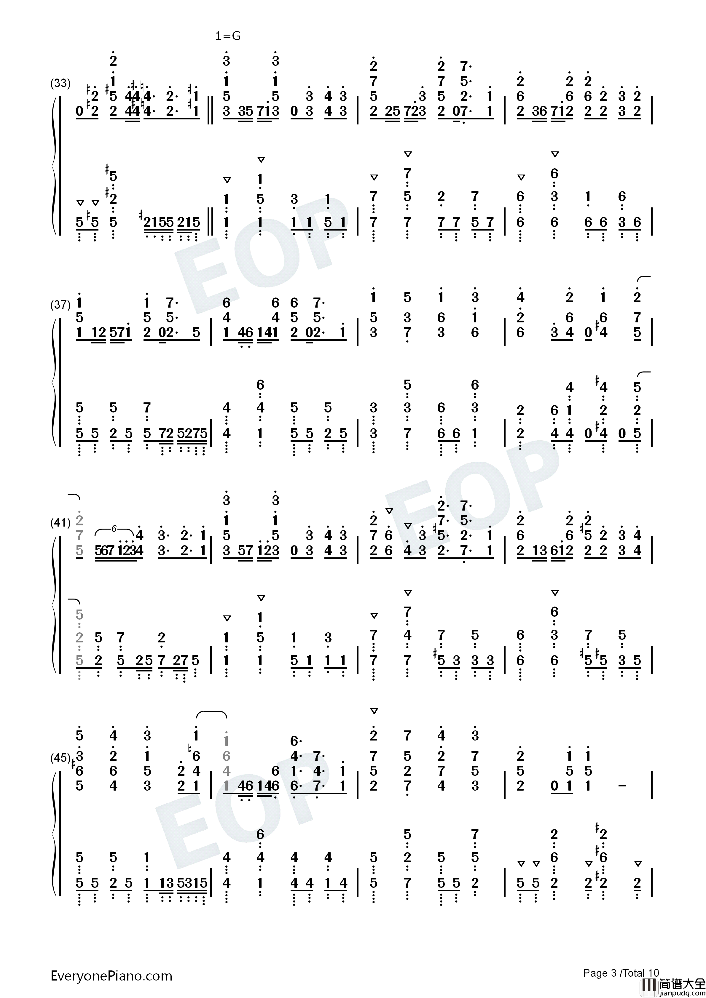 ウェルカム_トゥ_ブリリアントパーティ钢琴简谱_上坂堇演唱