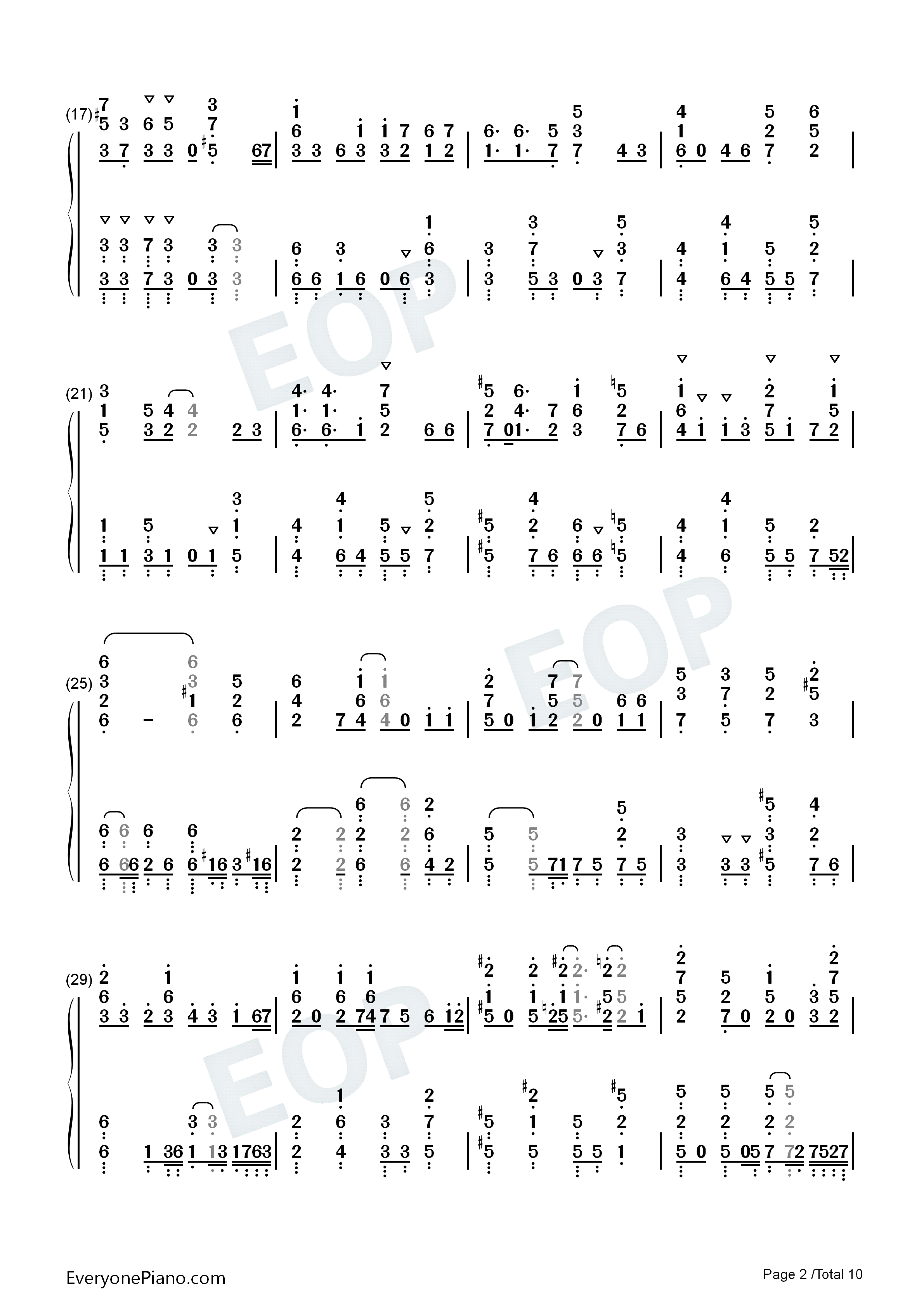 ウェルカム_トゥ_ブリリアントパーティ钢琴简谱_上坂堇演唱