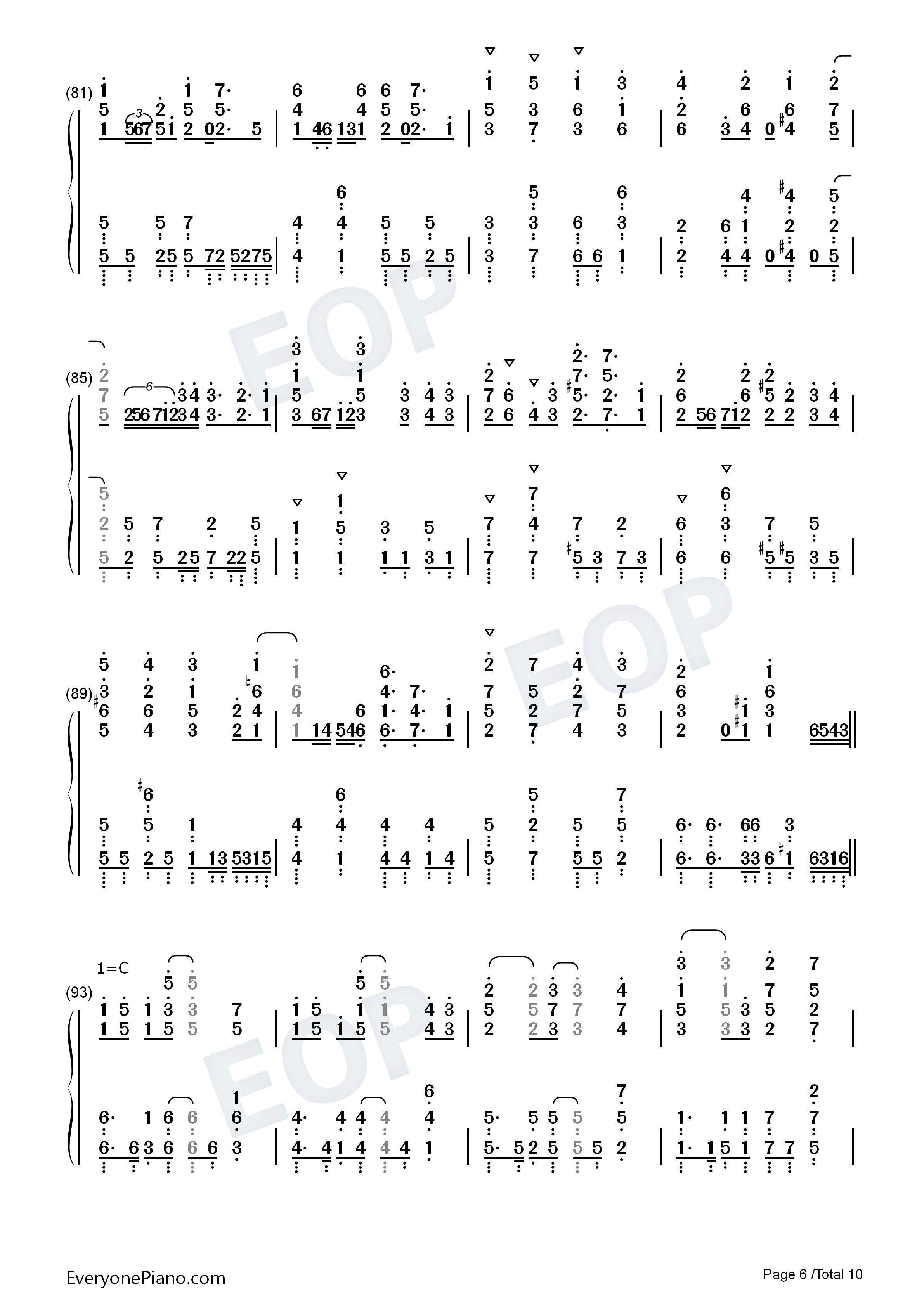 ウェルカム_トゥ_ブリリアントパーティ钢琴简谱_上坂堇演唱