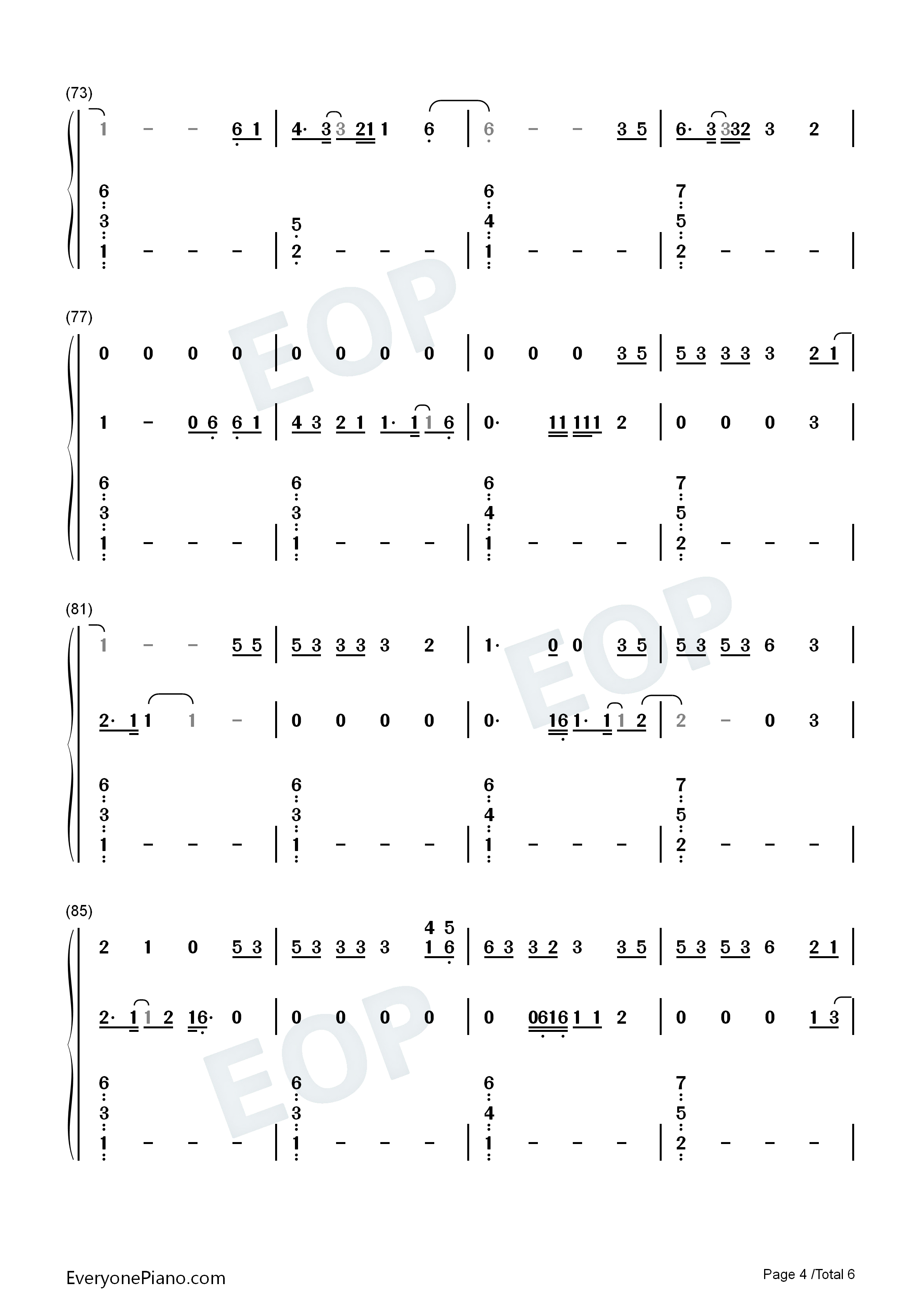 Evermore钢琴简谱_Taylor_Swift_Bon_Iver演唱