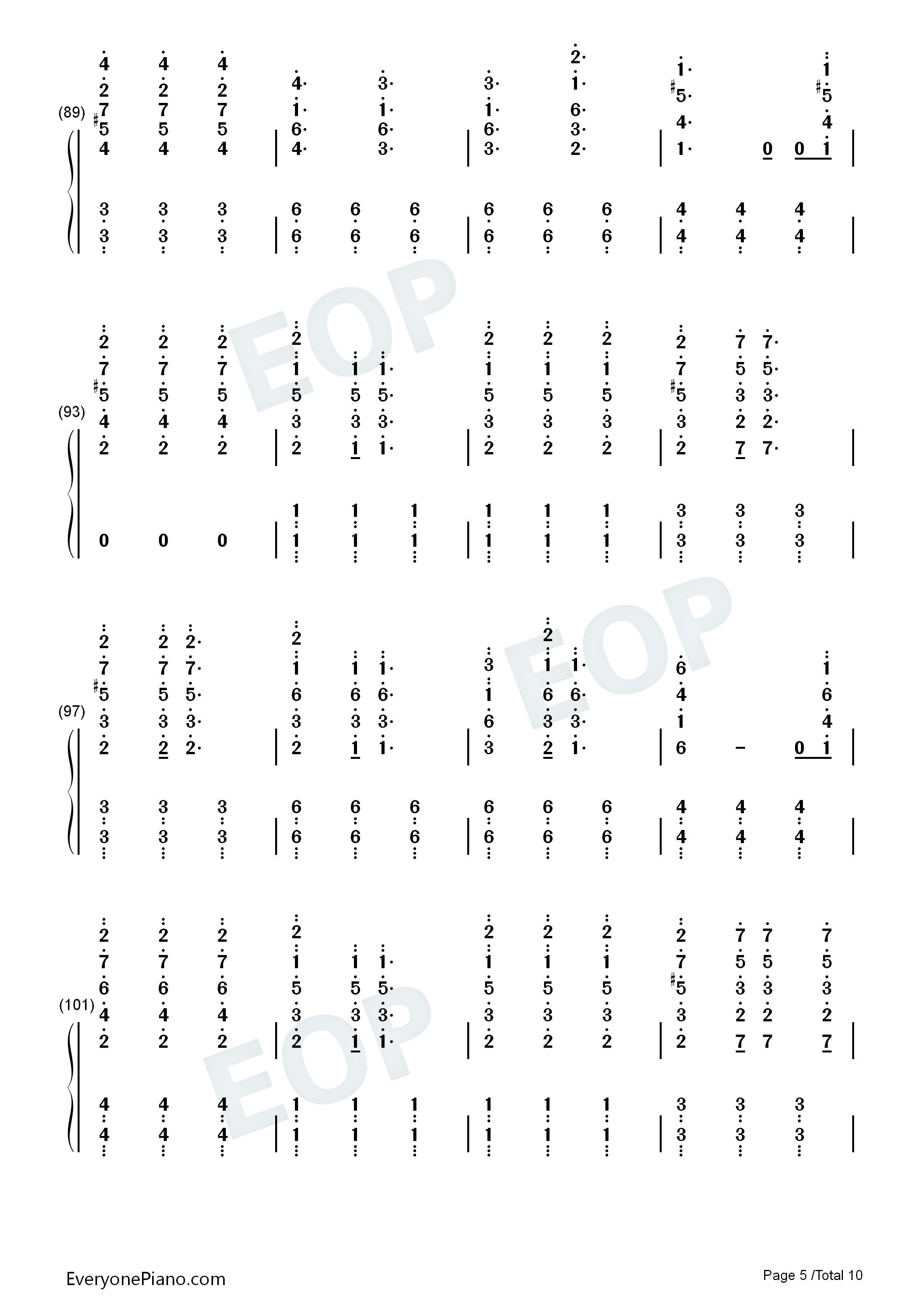 Happier_Than_Ever钢琴简谱_Billie_Eilish演唱