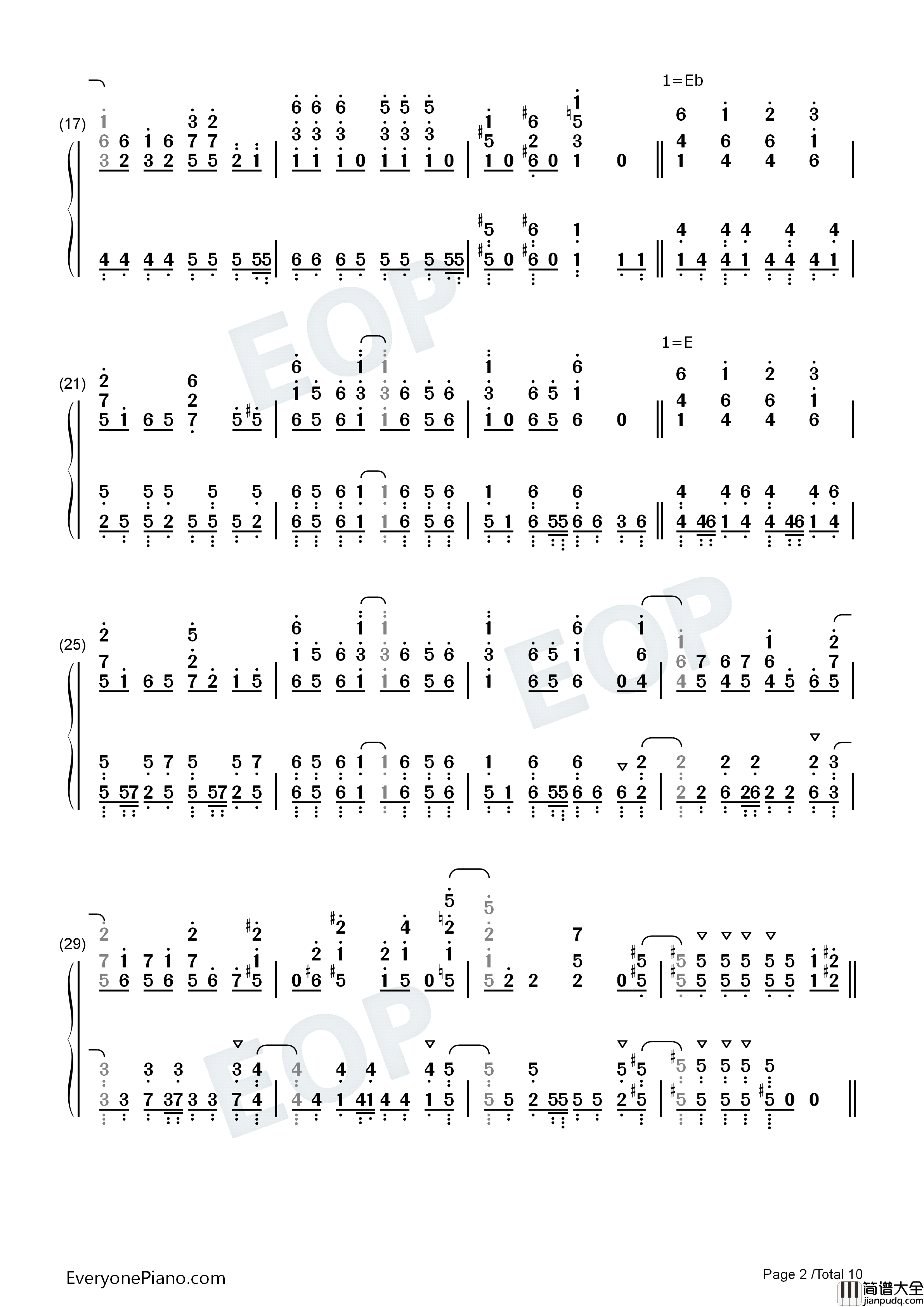つまりはいつもくじけない钢琴简谱_NEGI☆U演唱