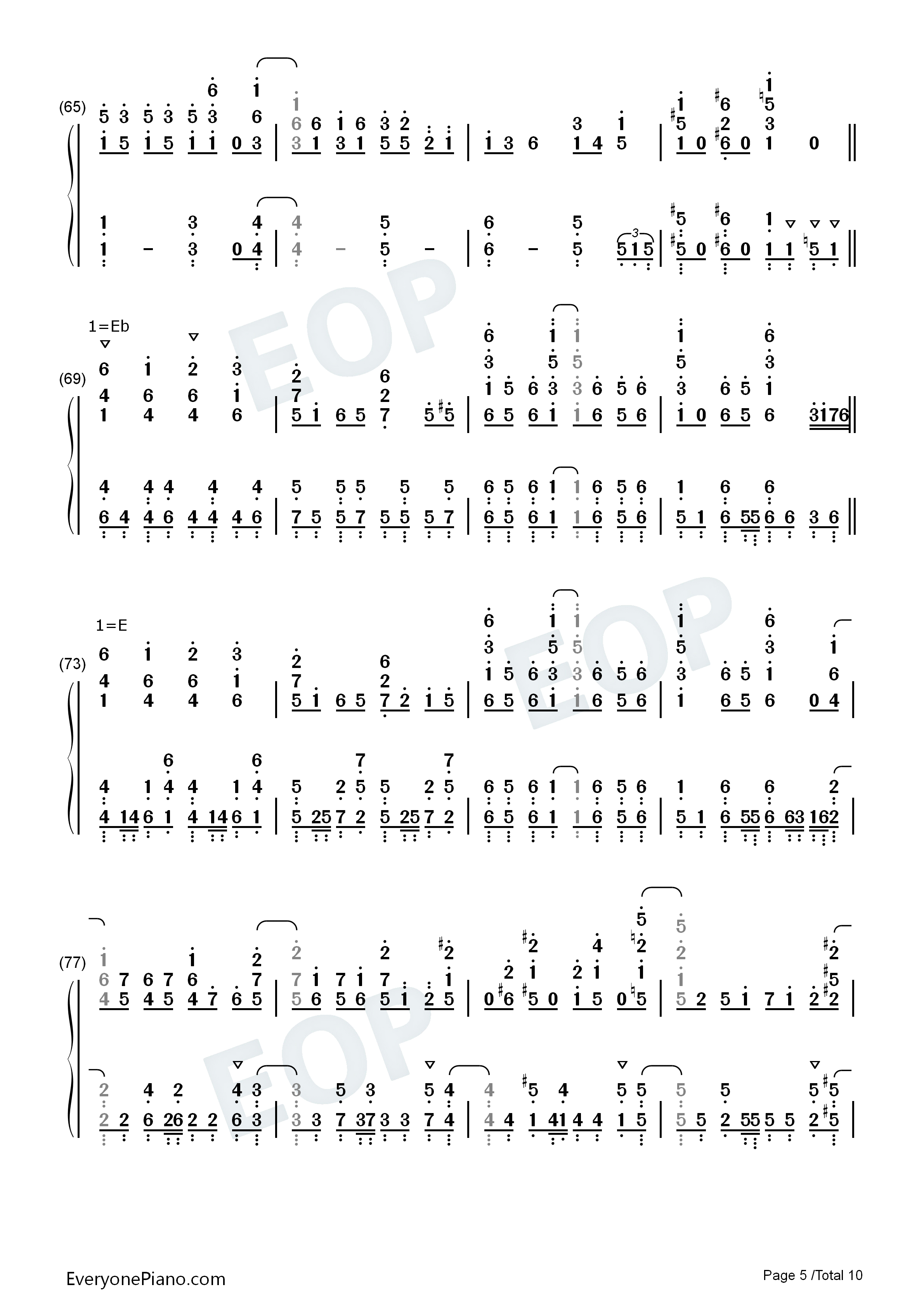 つまりはいつもくじけない钢琴简谱_NEGI☆U演唱