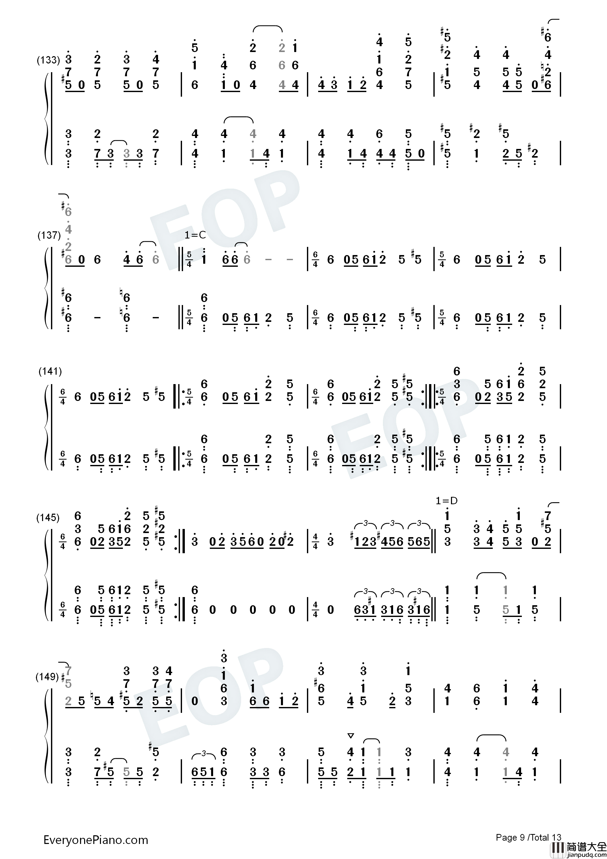 ぐだふわエブリデー钢琴简谱_悠木碧演唱