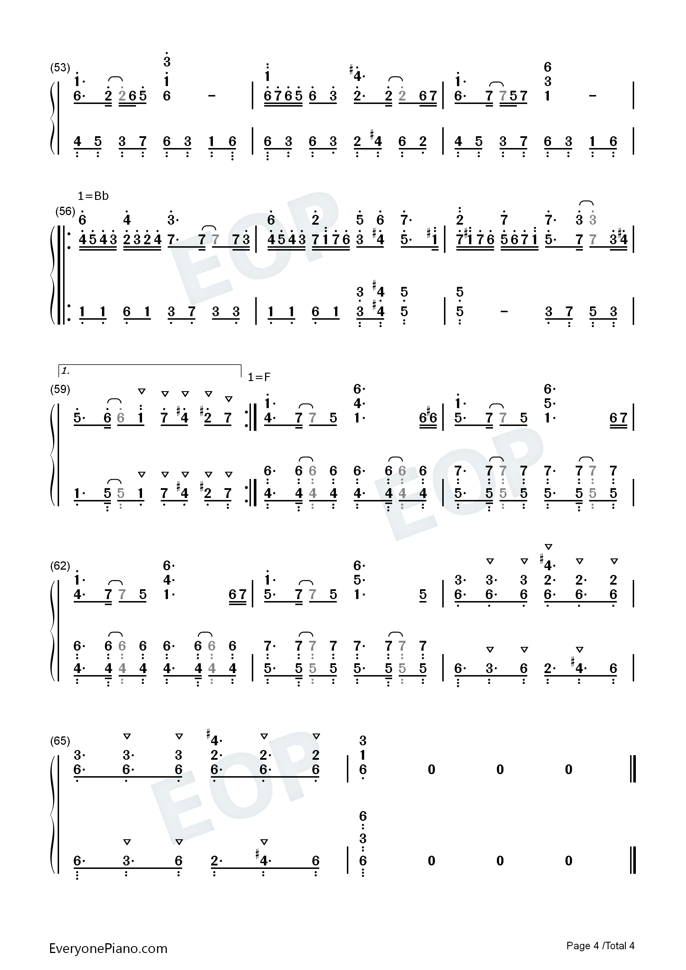 Bergentrückung钢琴简谱_Toby_Fox演唱