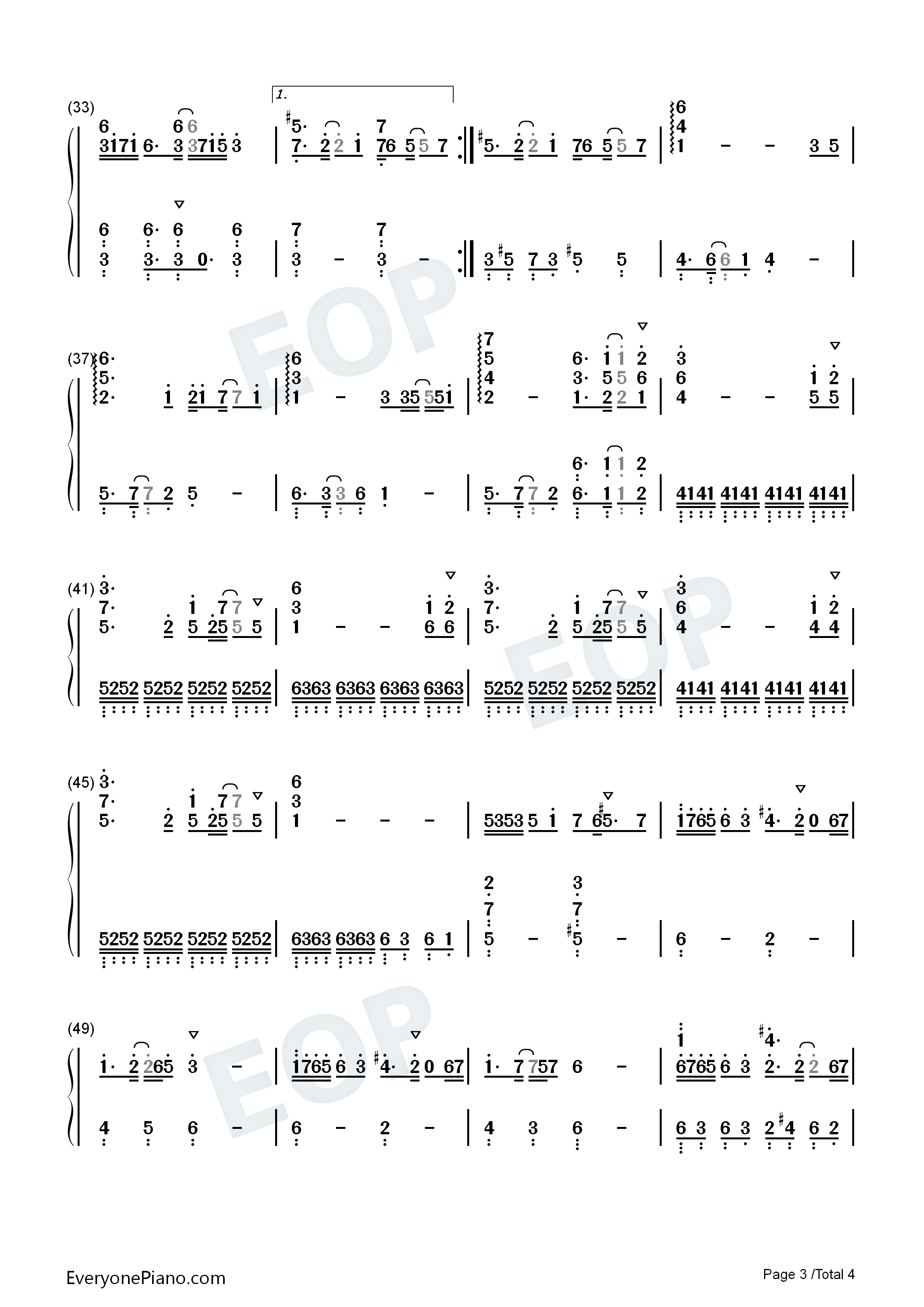 Bergentrückung钢琴简谱_Toby_Fox演唱