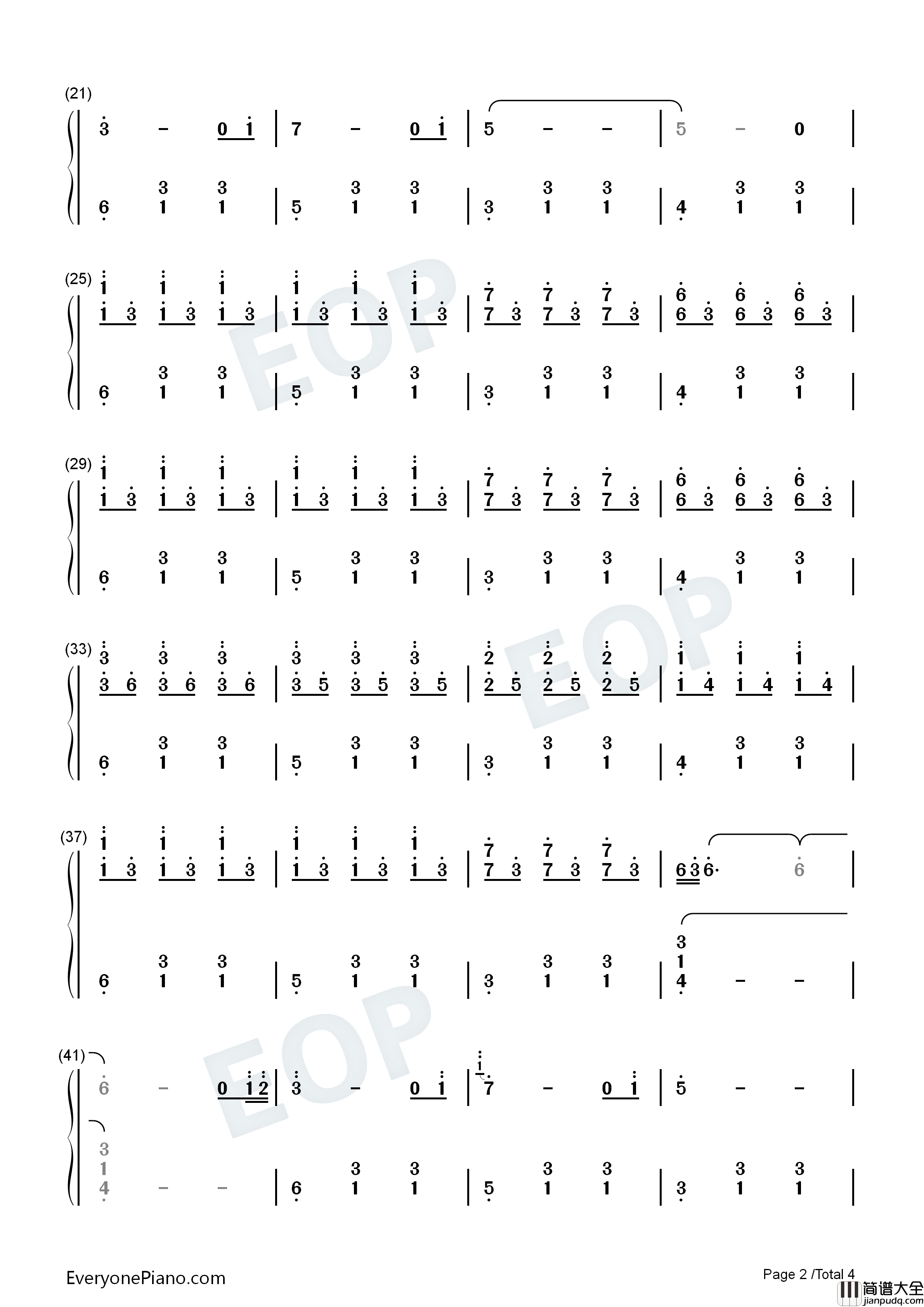 Rue_des_Trois_Freres钢琴简谱_Fabrizio_Paterlini演唱