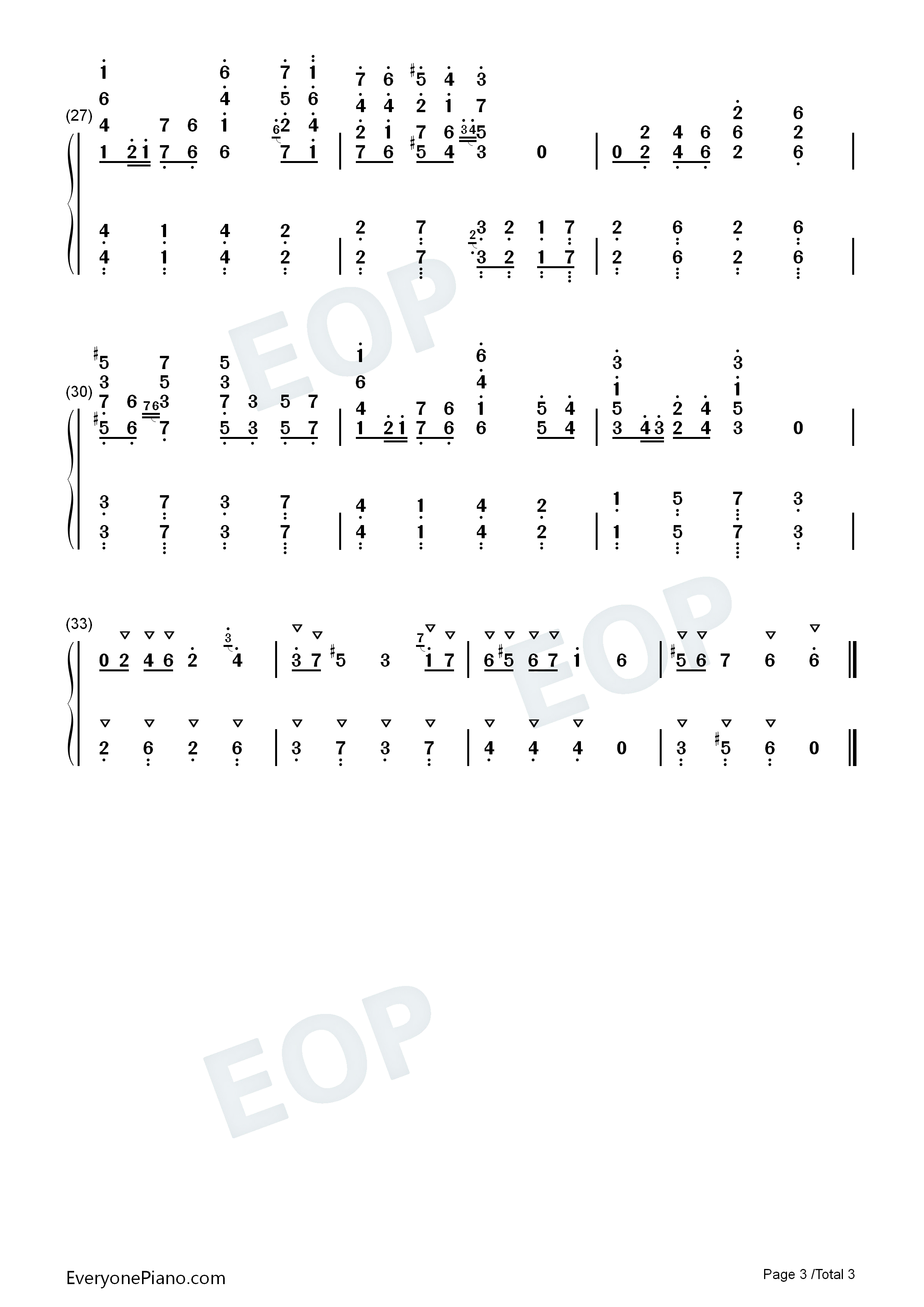 Bonetrousle钢琴简谱_Toby_Fox演唱