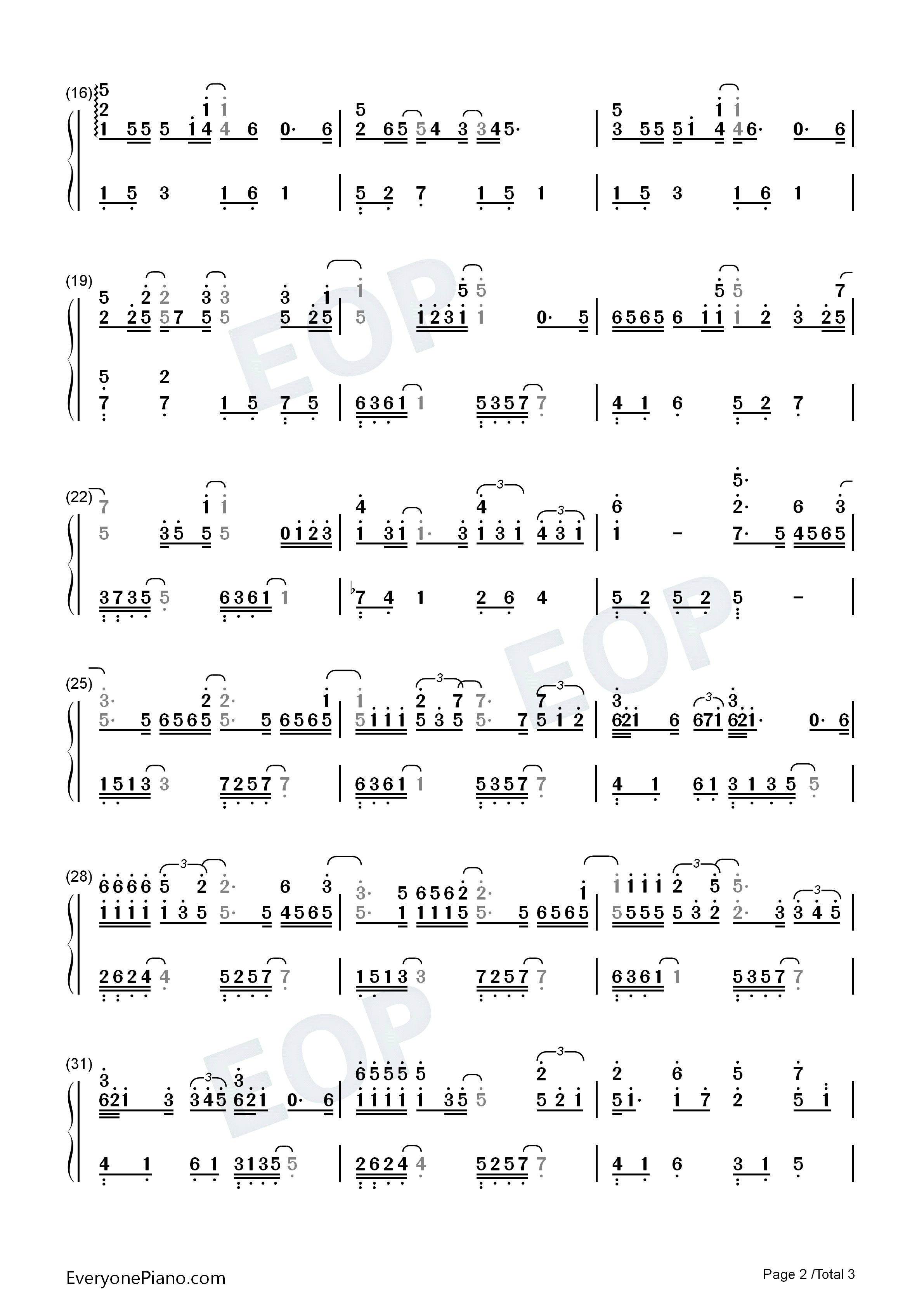 爱就一个字钢琴简谱_张信哲演唱