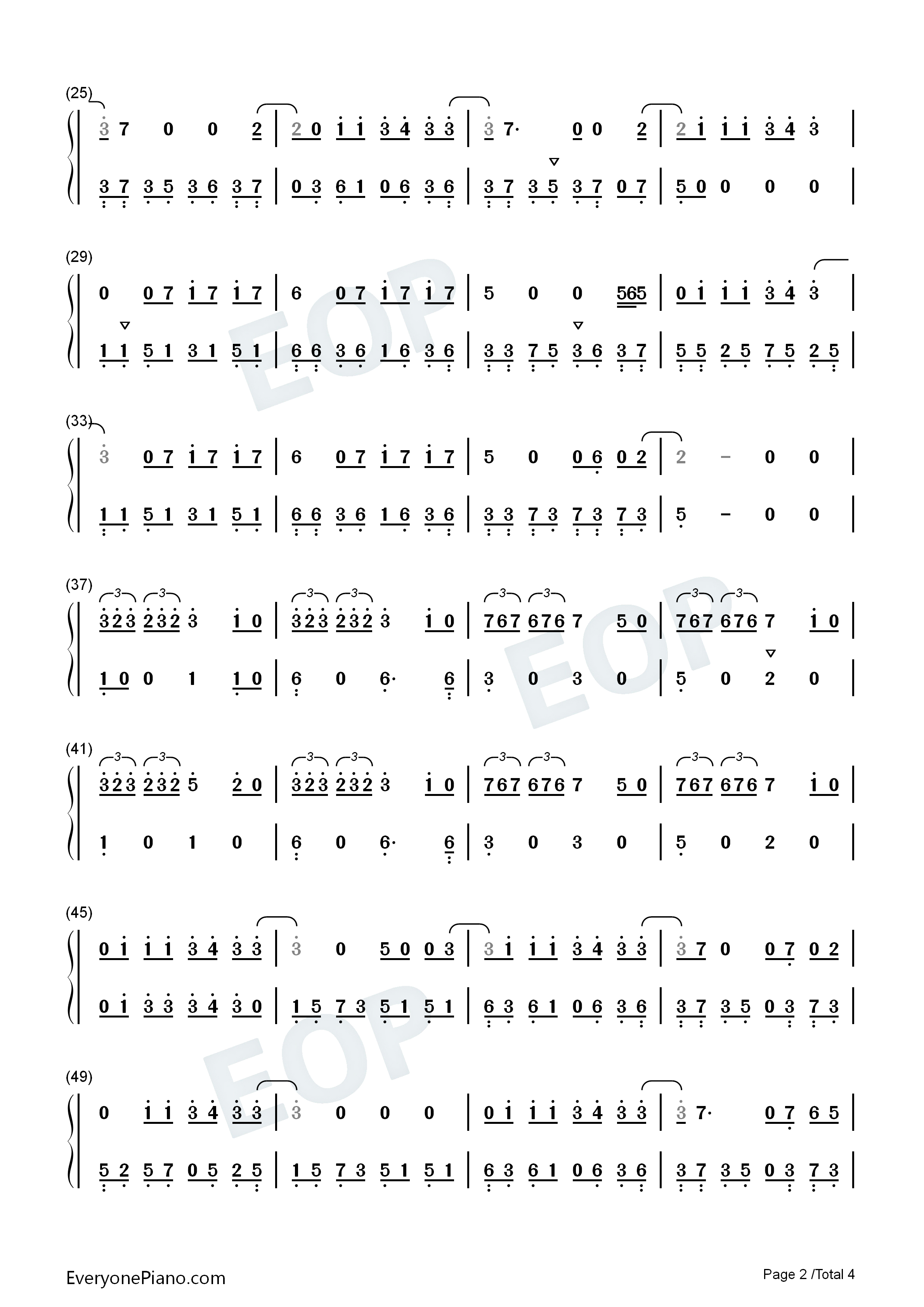 Summer_of_Love钢琴简谱_Shawn_Mendes_Tainy演唱