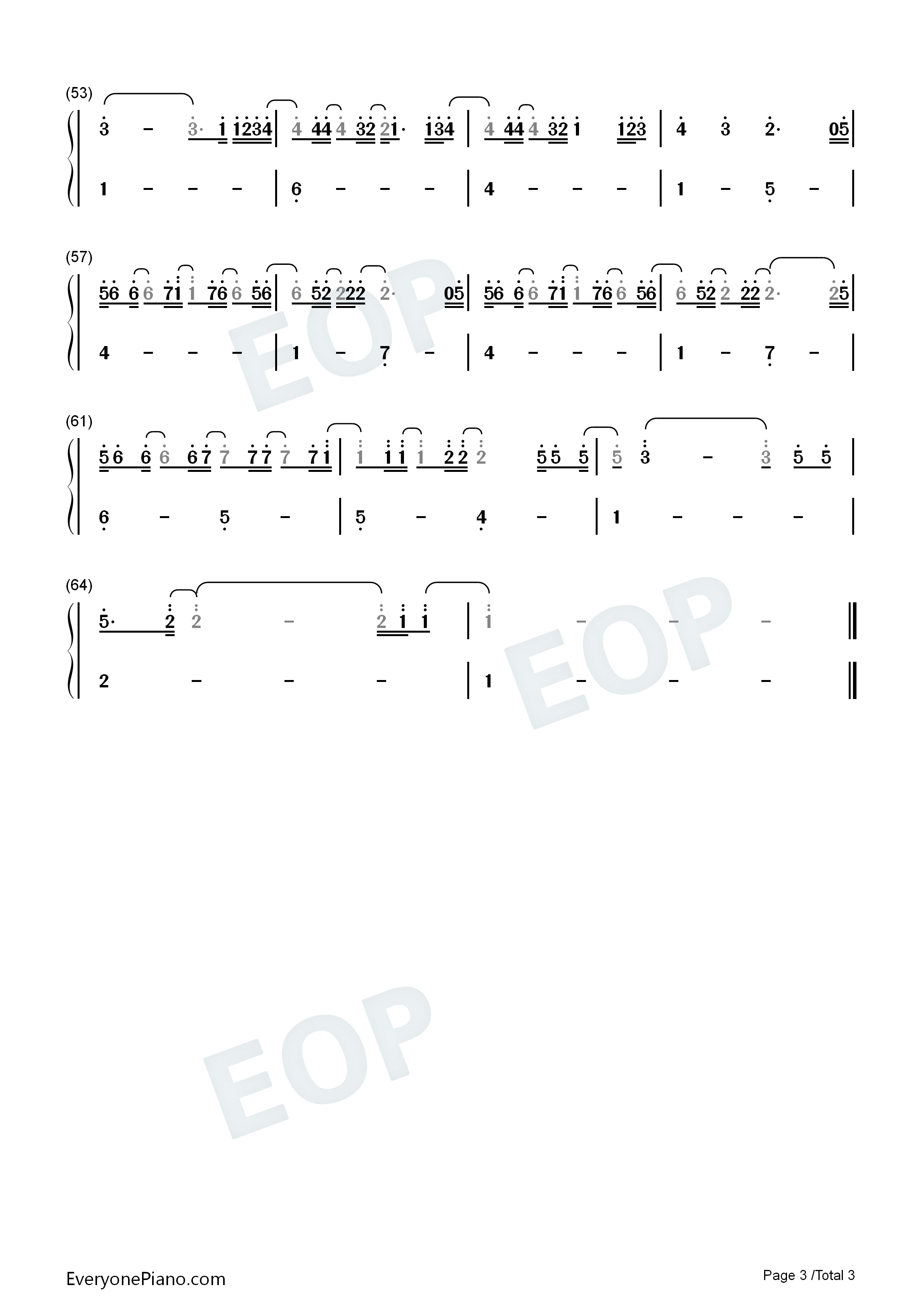 Visiting_Hours钢琴简谱_Ed_Sheeran演唱