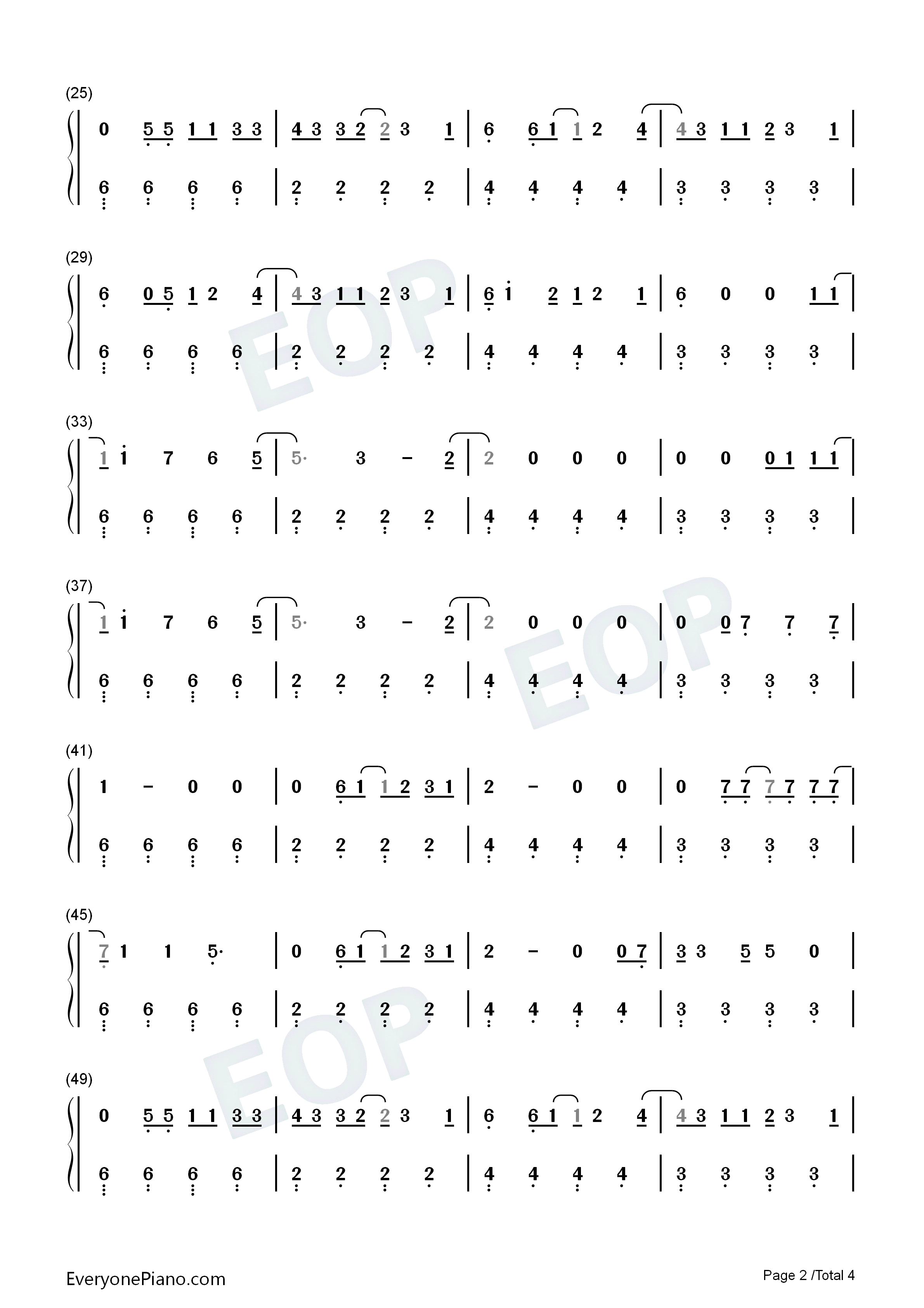 Cold_Heart_Pnau_Remix钢琴简谱_Elton_John_Dua_Lipa演唱