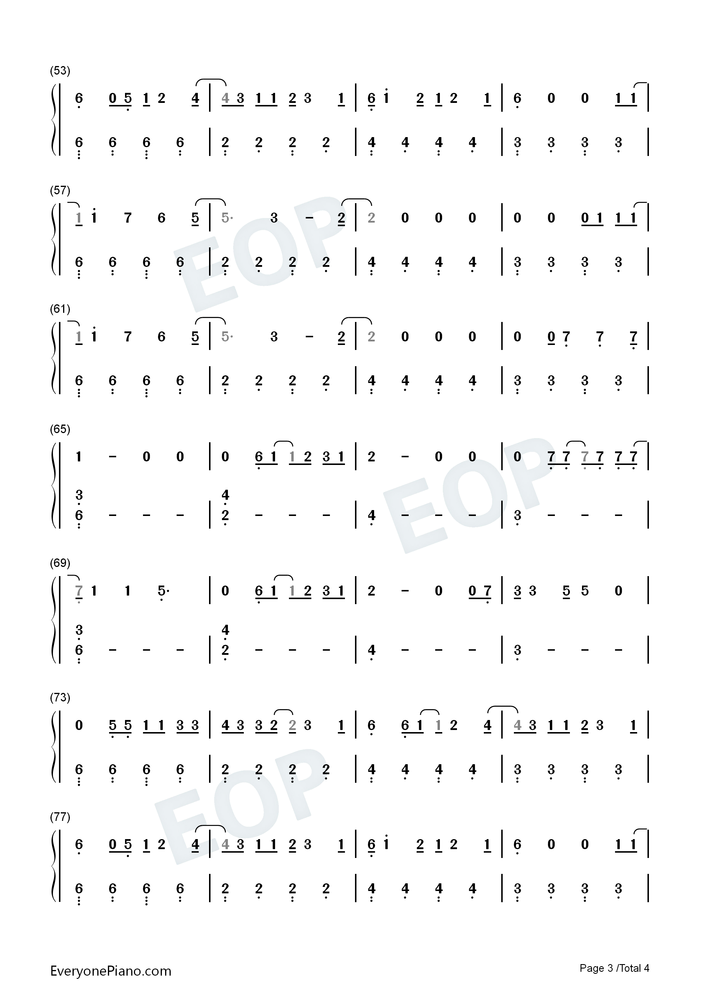 Cold_Heart_Pnau_Remix钢琴简谱_Elton_John_Dua_Lipa演唱