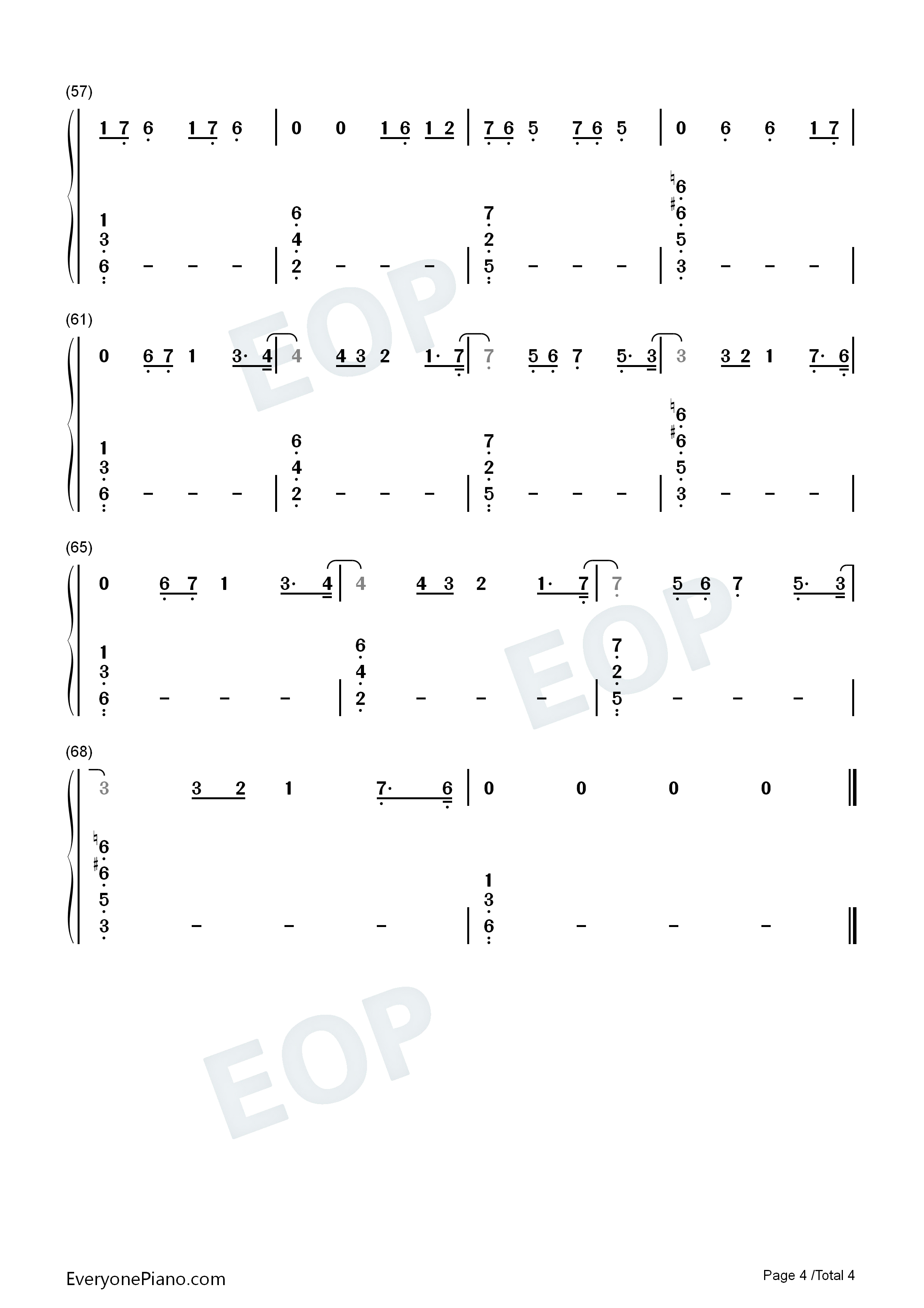 Dont_Be_Shy钢琴简谱_Tiësto_Karol_G演唱