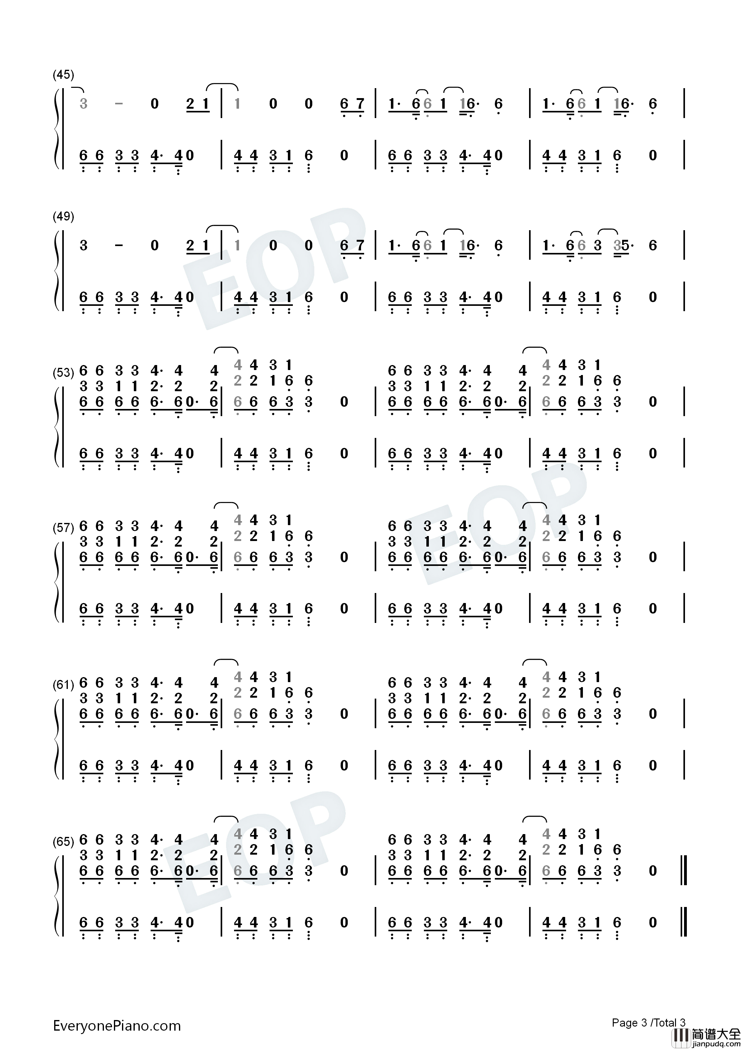 Dont_You_Hold_Me_Down钢琴简谱_Alan_Walker_Georgia_Ku演唱