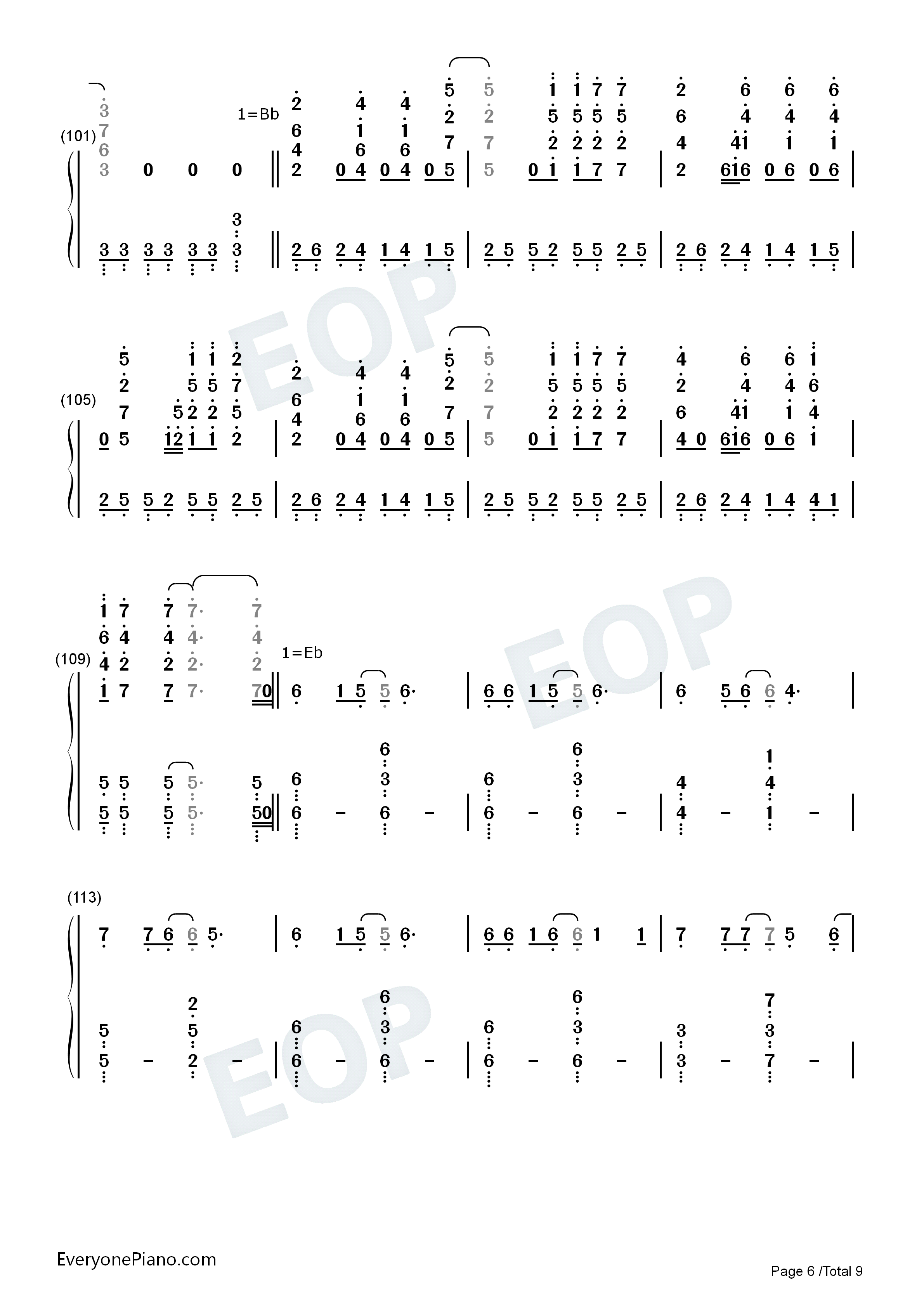 Deja_Vu钢琴简谱_Dave_Rodgers演唱