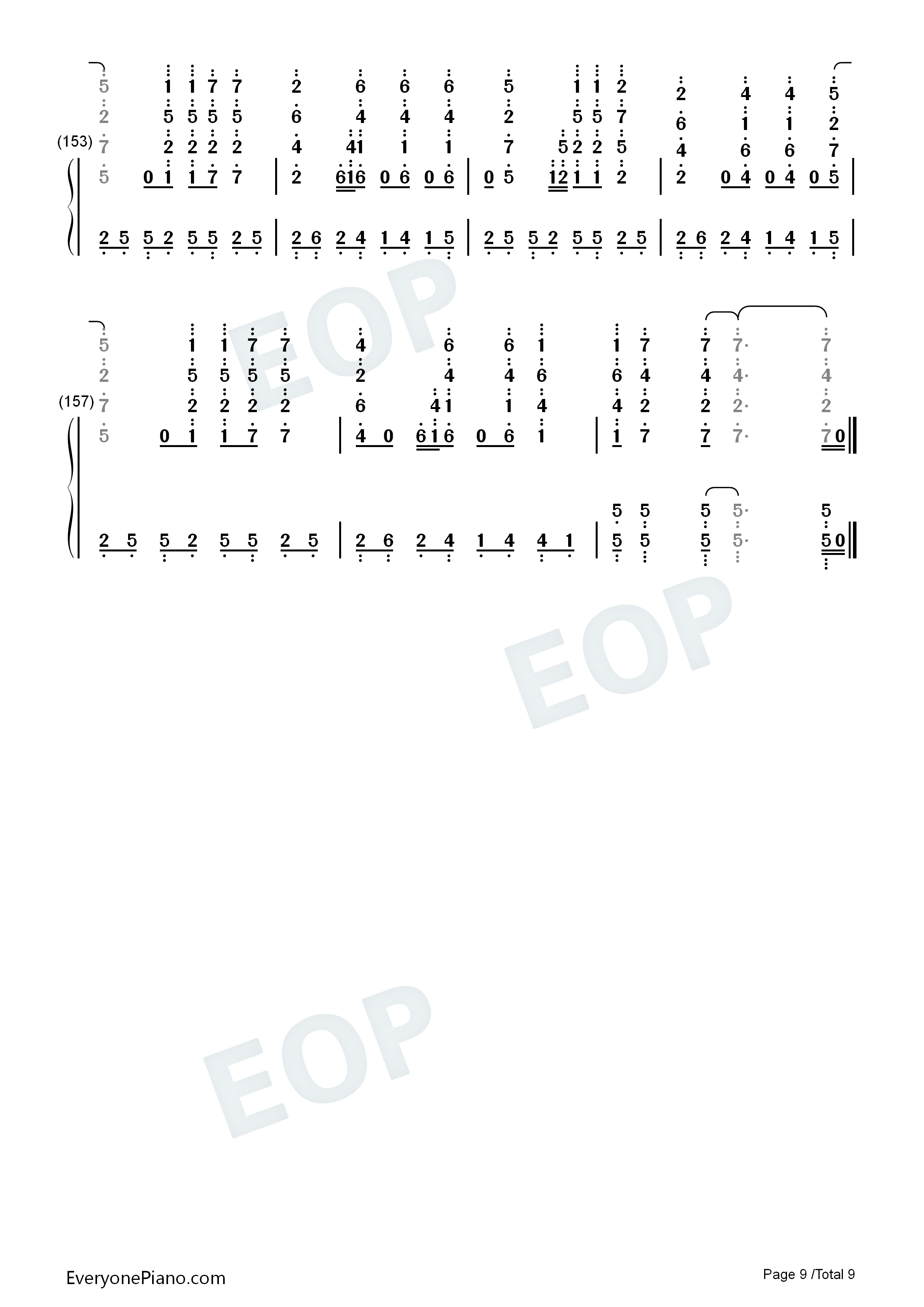 Deja_Vu钢琴简谱_Dave_Rodgers演唱