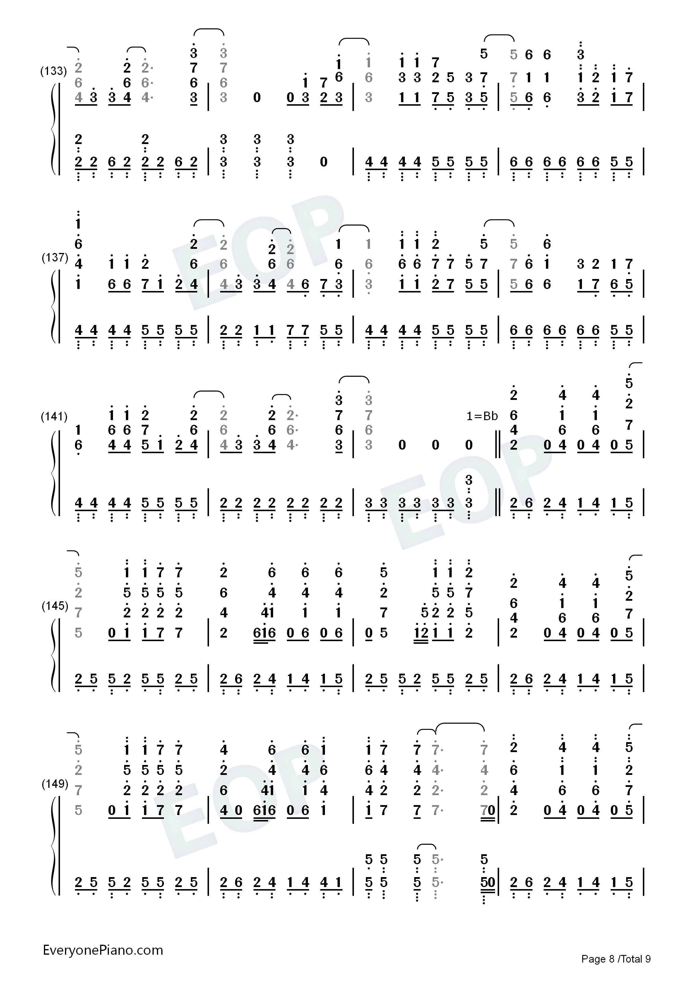 Deja_Vu钢琴简谱_Dave_Rodgers演唱