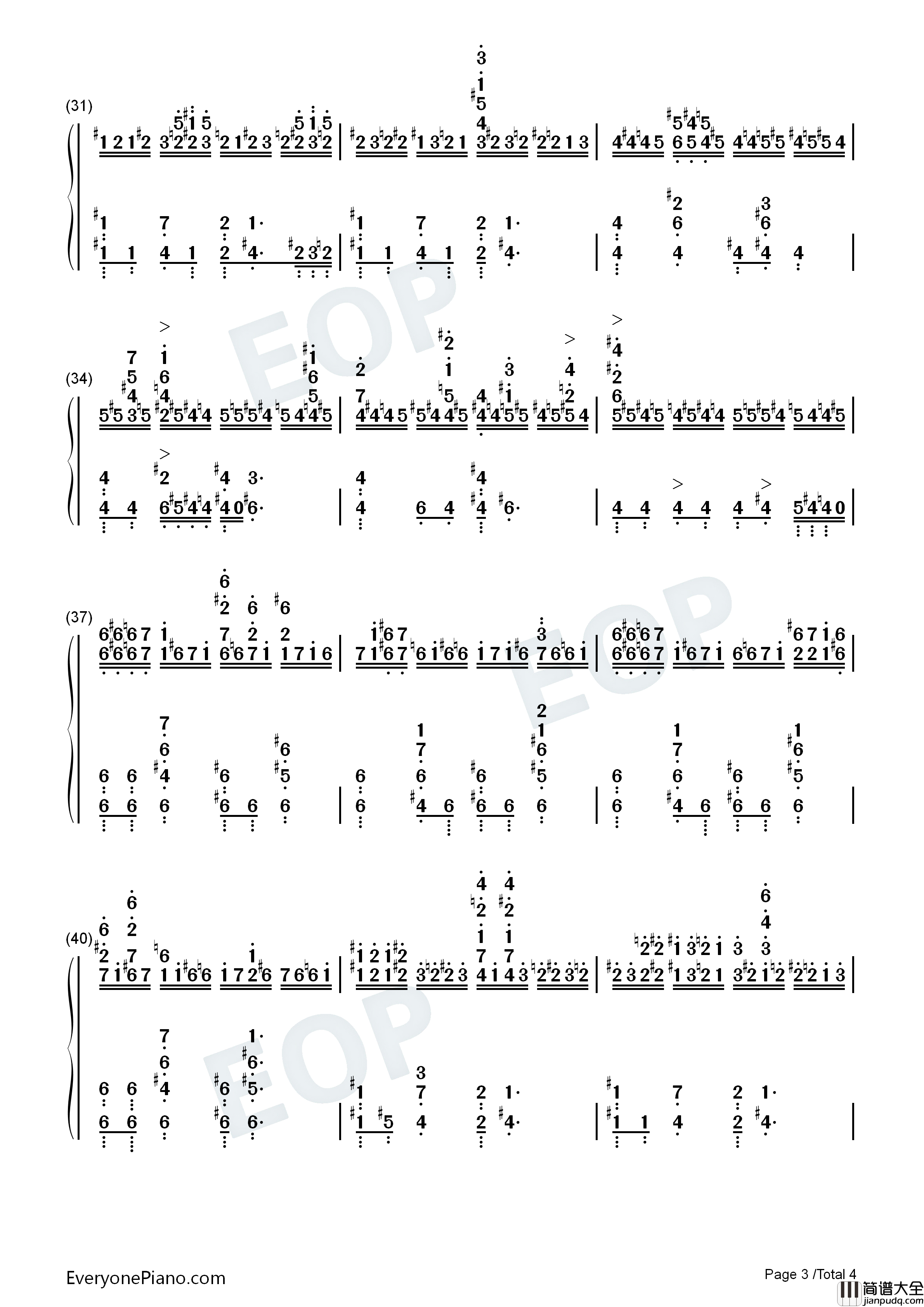 Enduring_Movement钢琴简谱_Ennio_Morricone演唱