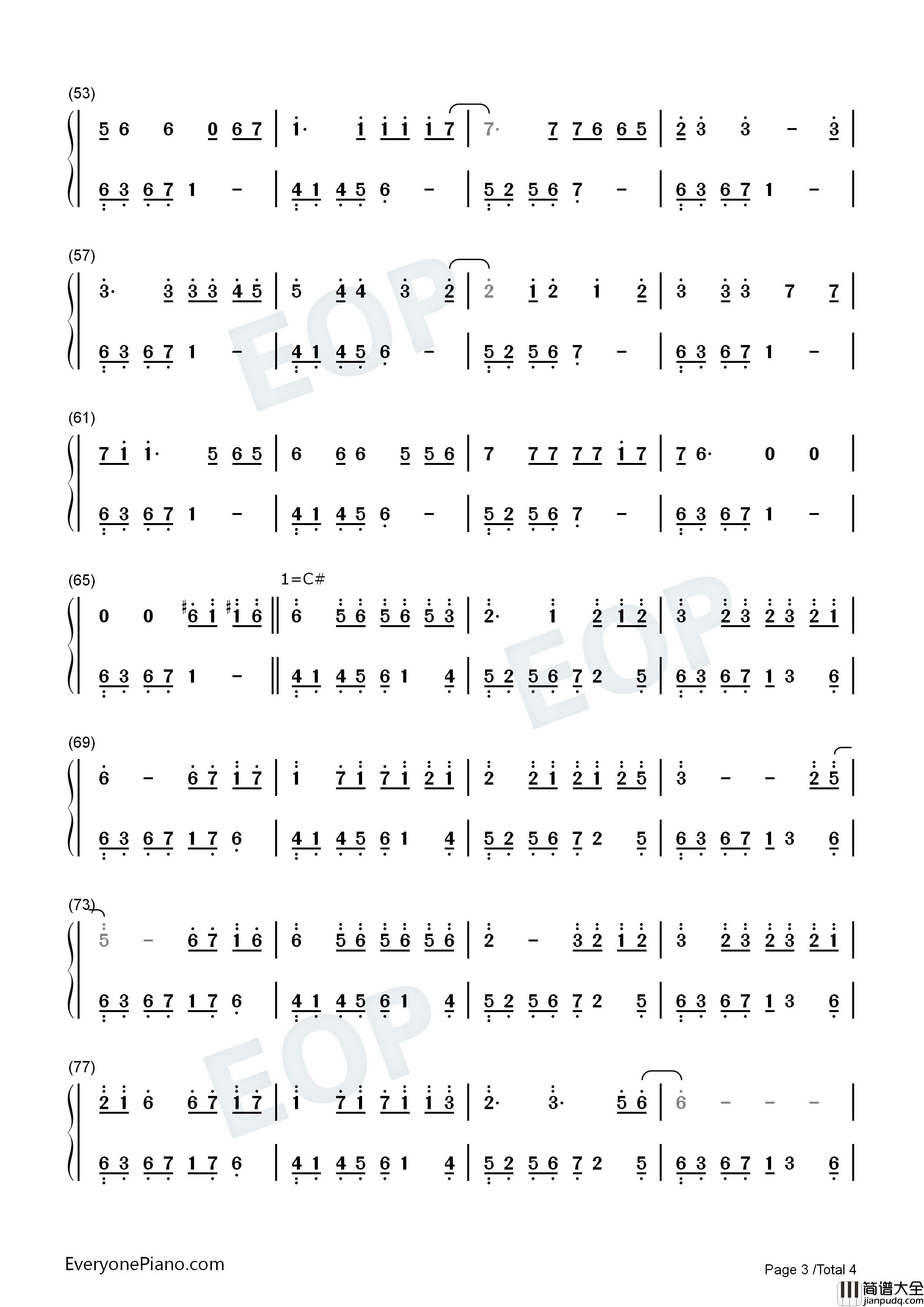 Lupins钢琴简谱_AniFace演唱