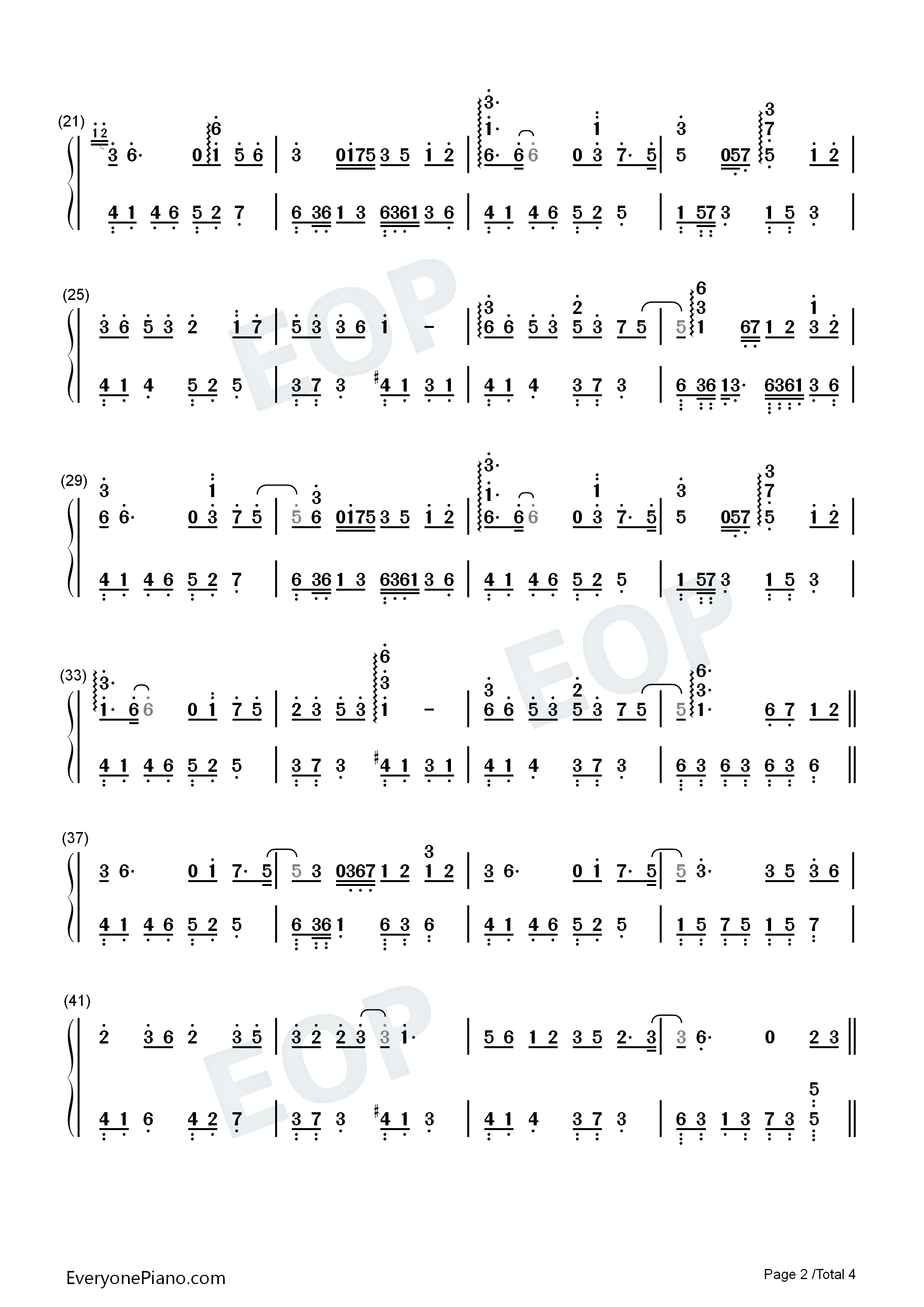 印迹钢琴简谱_石进演唱