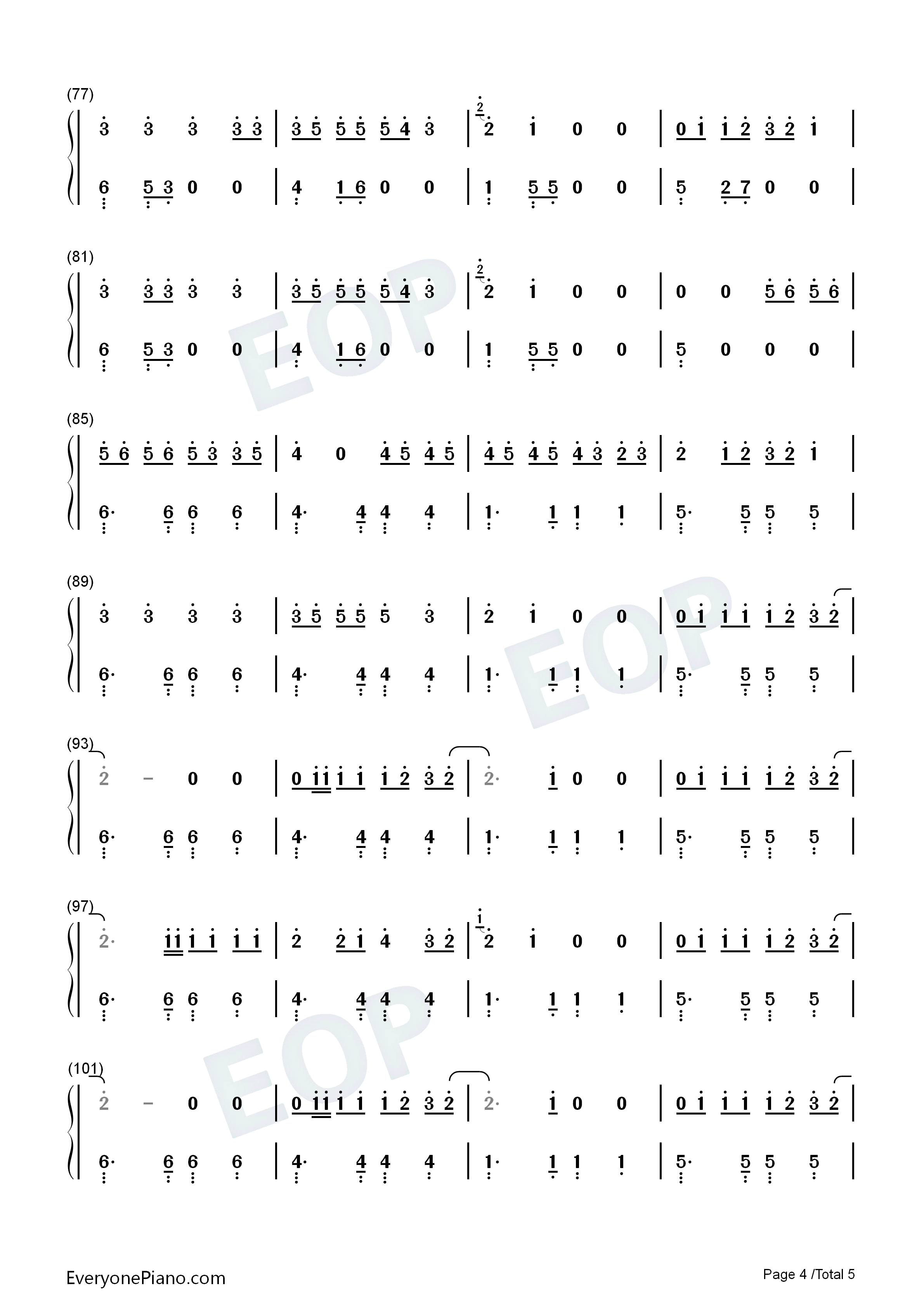 999钢琴简谱_Selena_Gomez_Camilo演唱