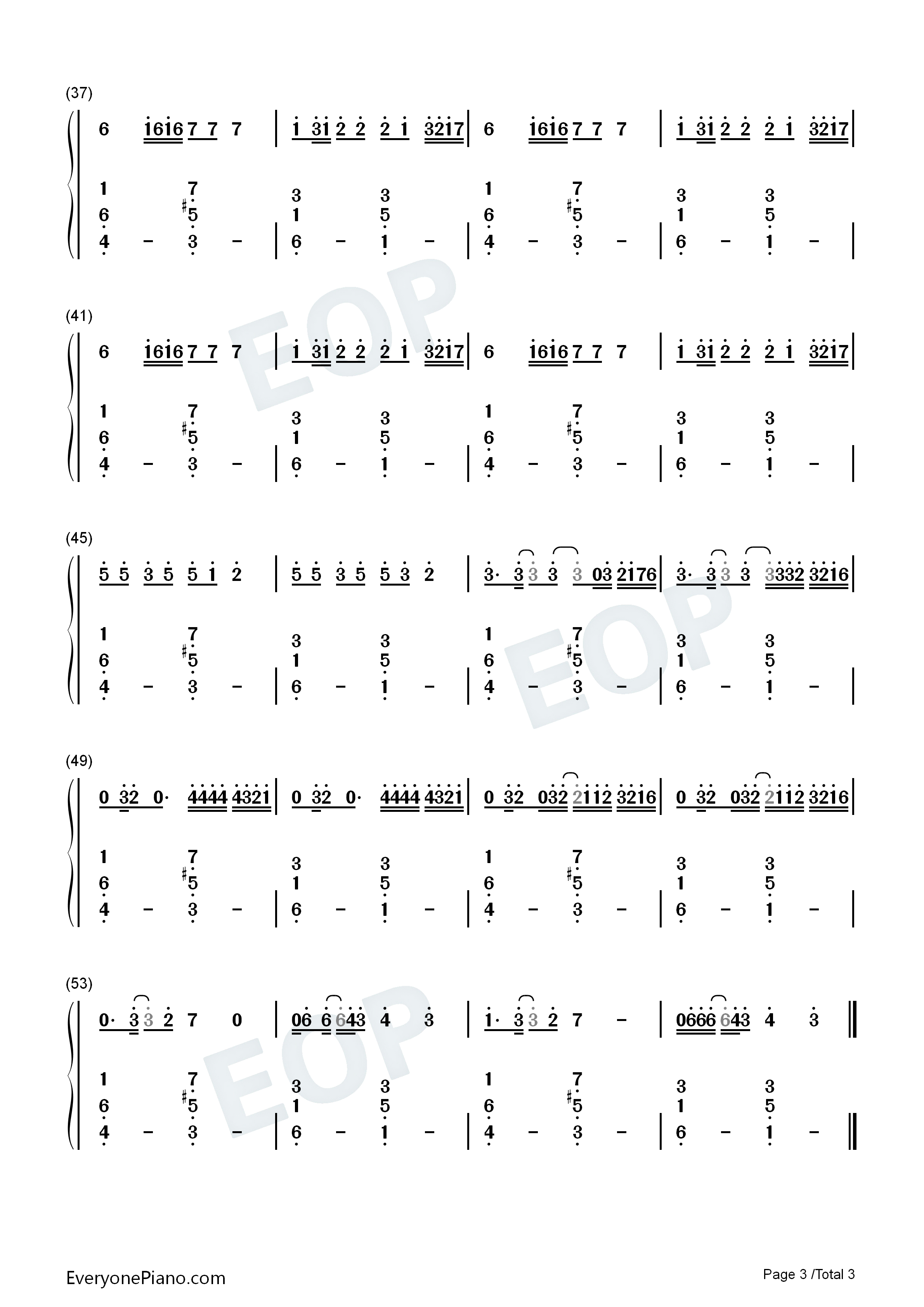 Love_Nwantiti钢琴简谱_CKay演唱