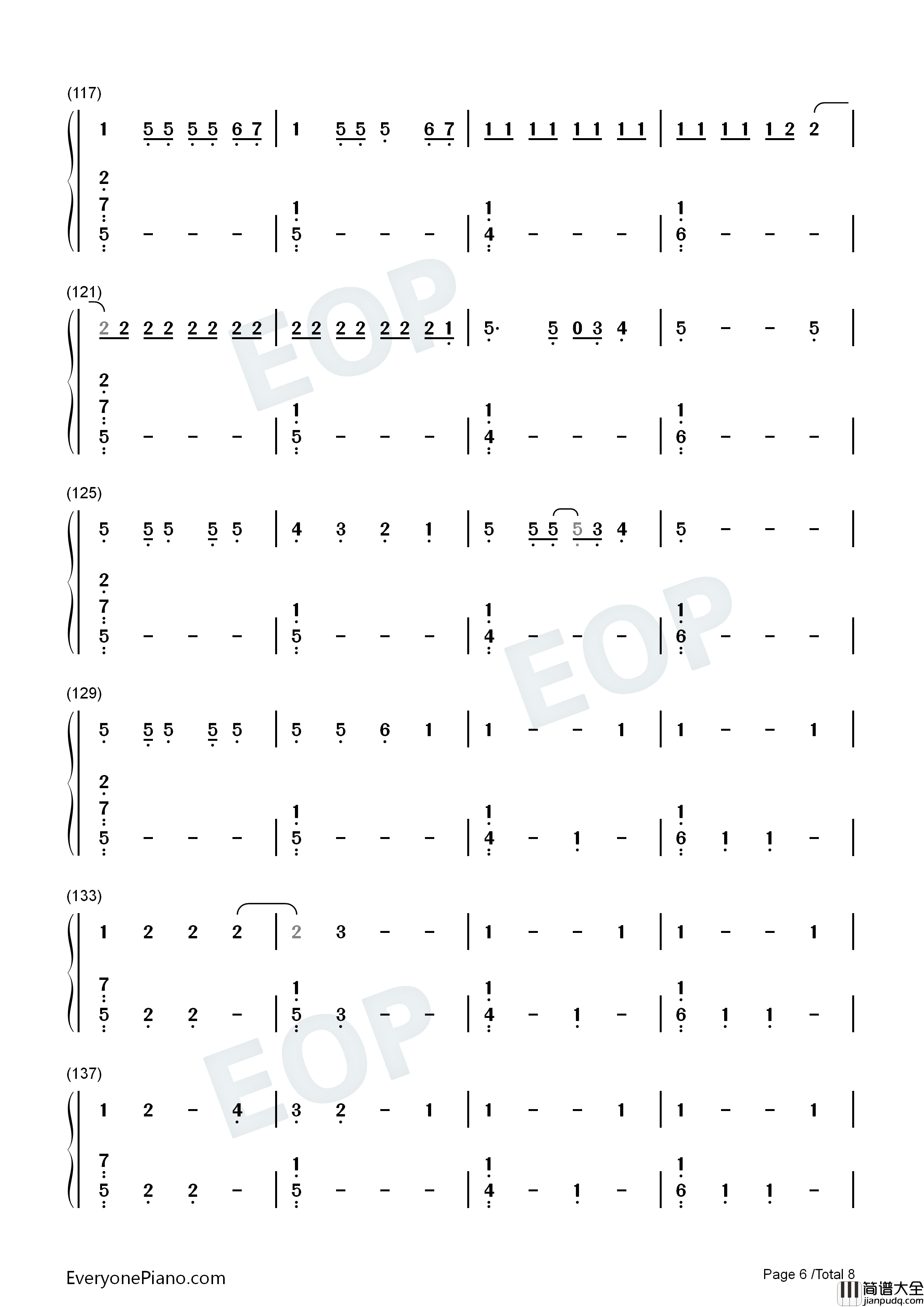 My_Universe钢琴简谱_Coldplay_防弹少年团演唱