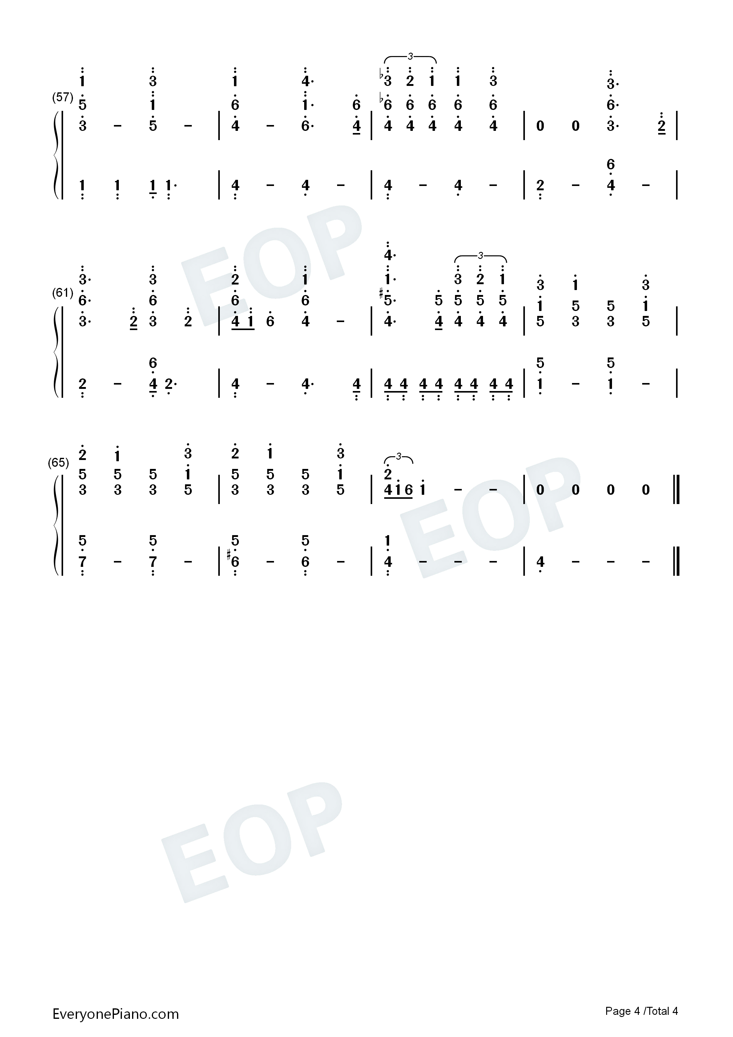 Always_Been_You钢琴简谱_Shawn_Mendes演唱