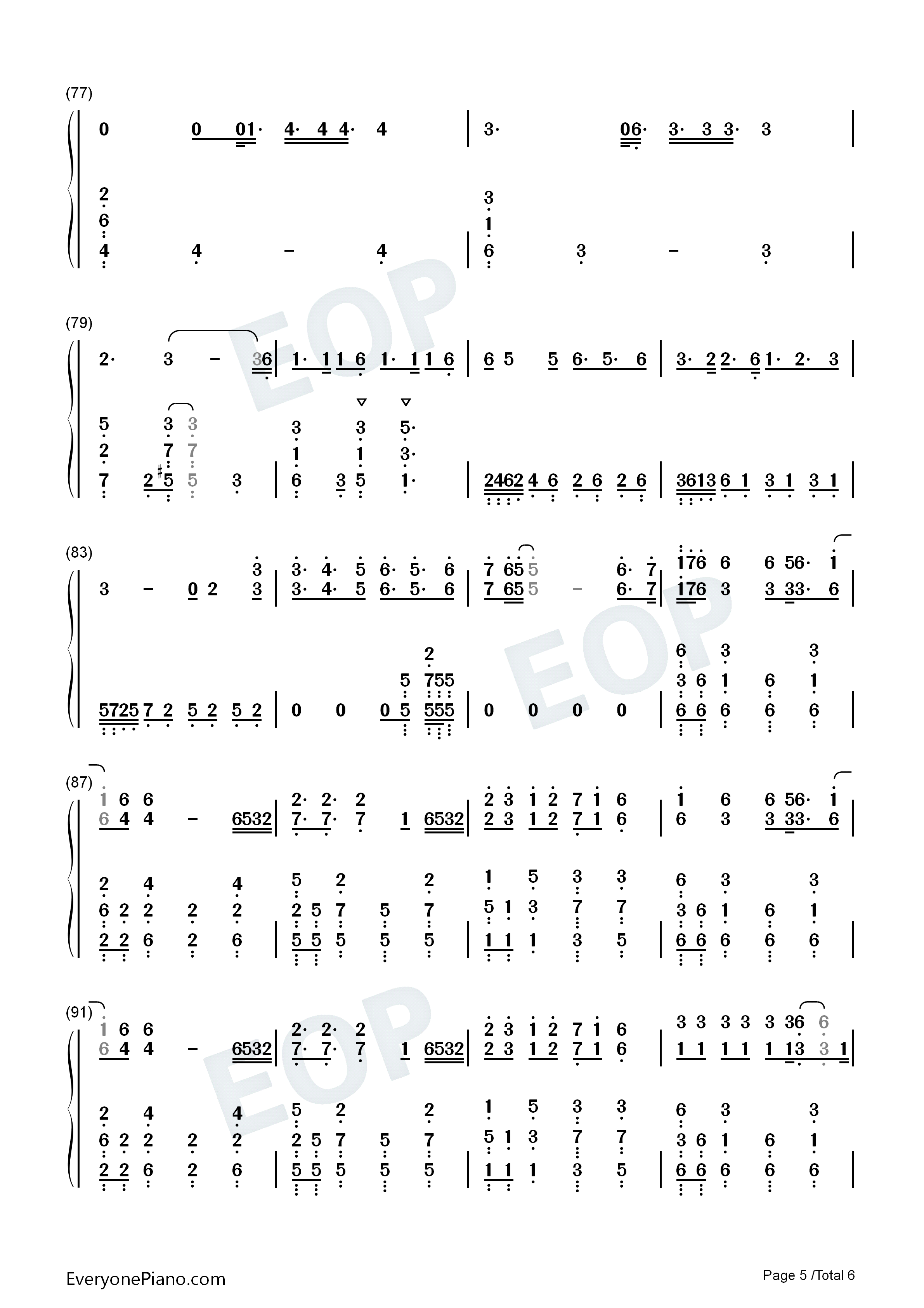 The_Feels钢琴简谱_Twice演唱