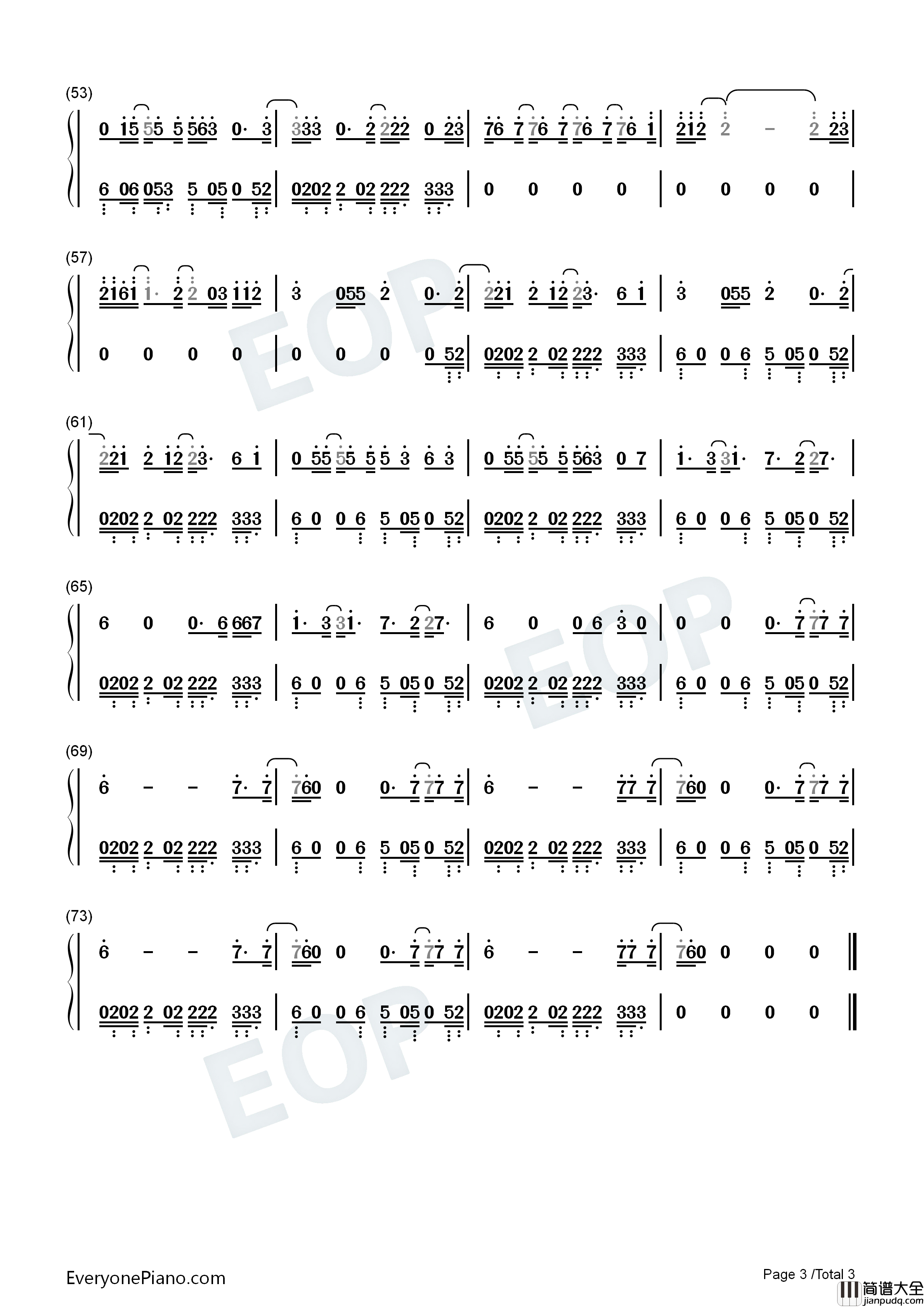 Whos_in_Your_Head钢琴简谱_Jonas_Brothers演唱