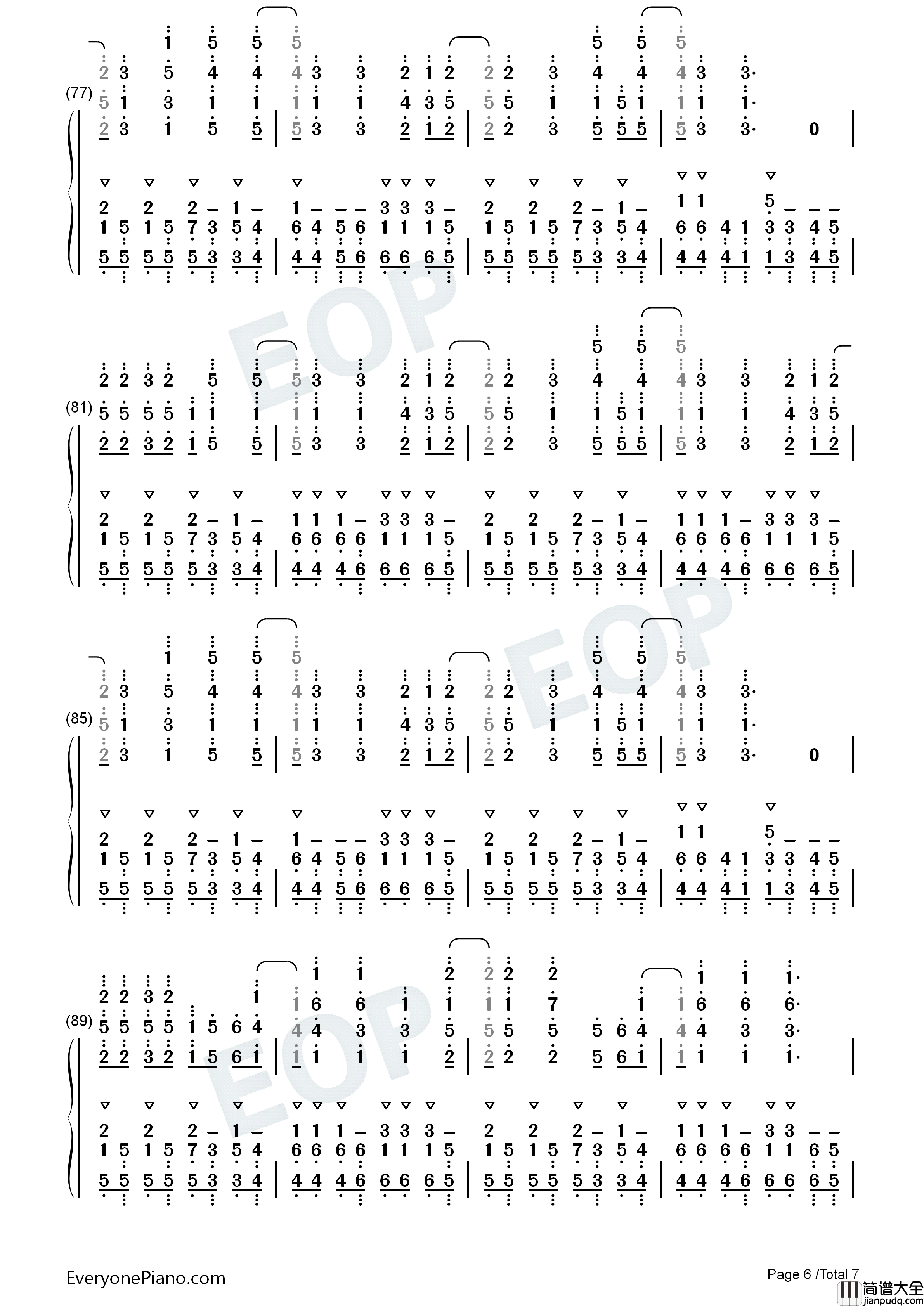 Midnight_In_Tokyo钢琴简谱_Pentatonix_Little_Glee_Monster演唱