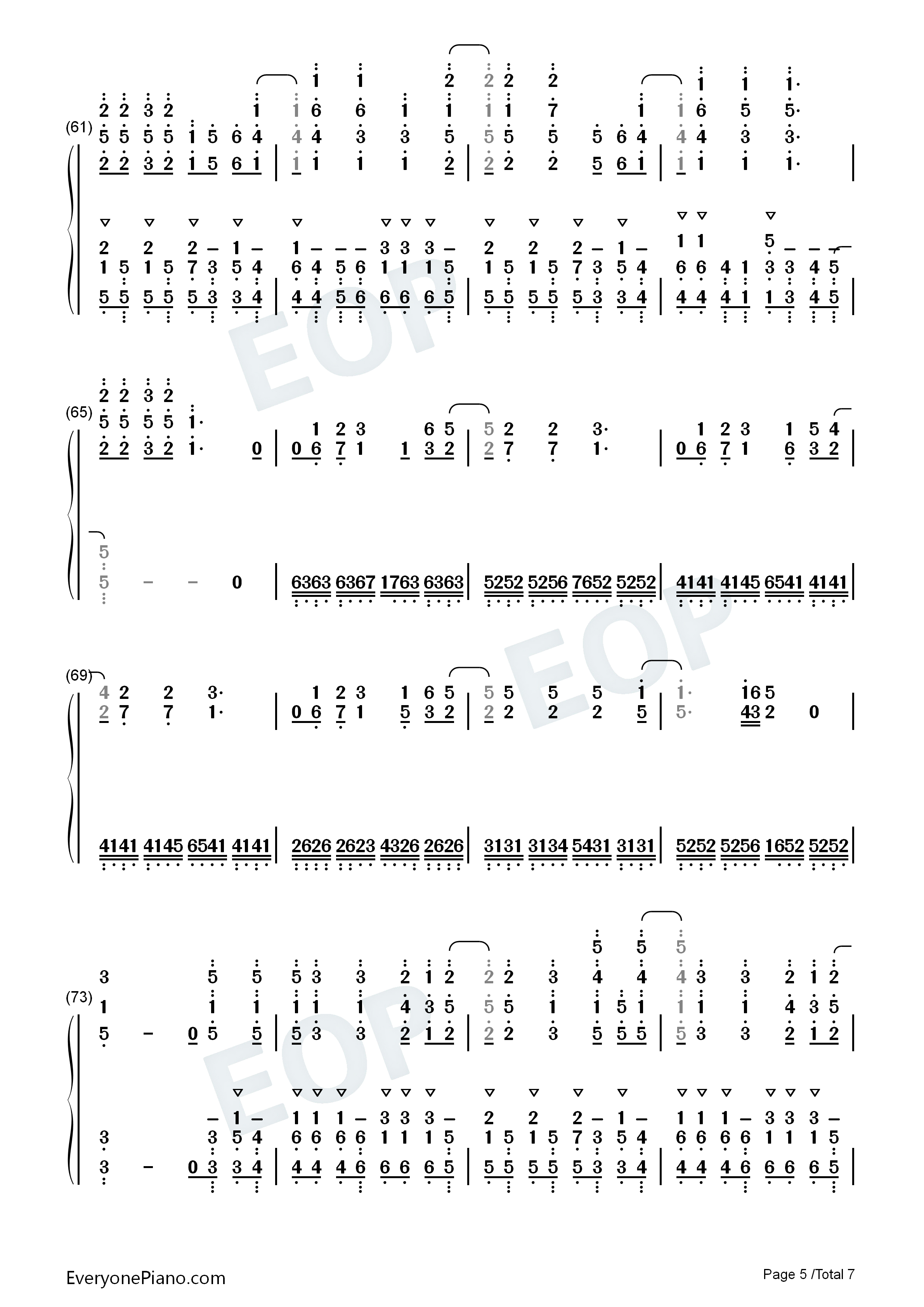 Midnight_In_Tokyo钢琴简谱_Pentatonix_Little_Glee_Monster演唱