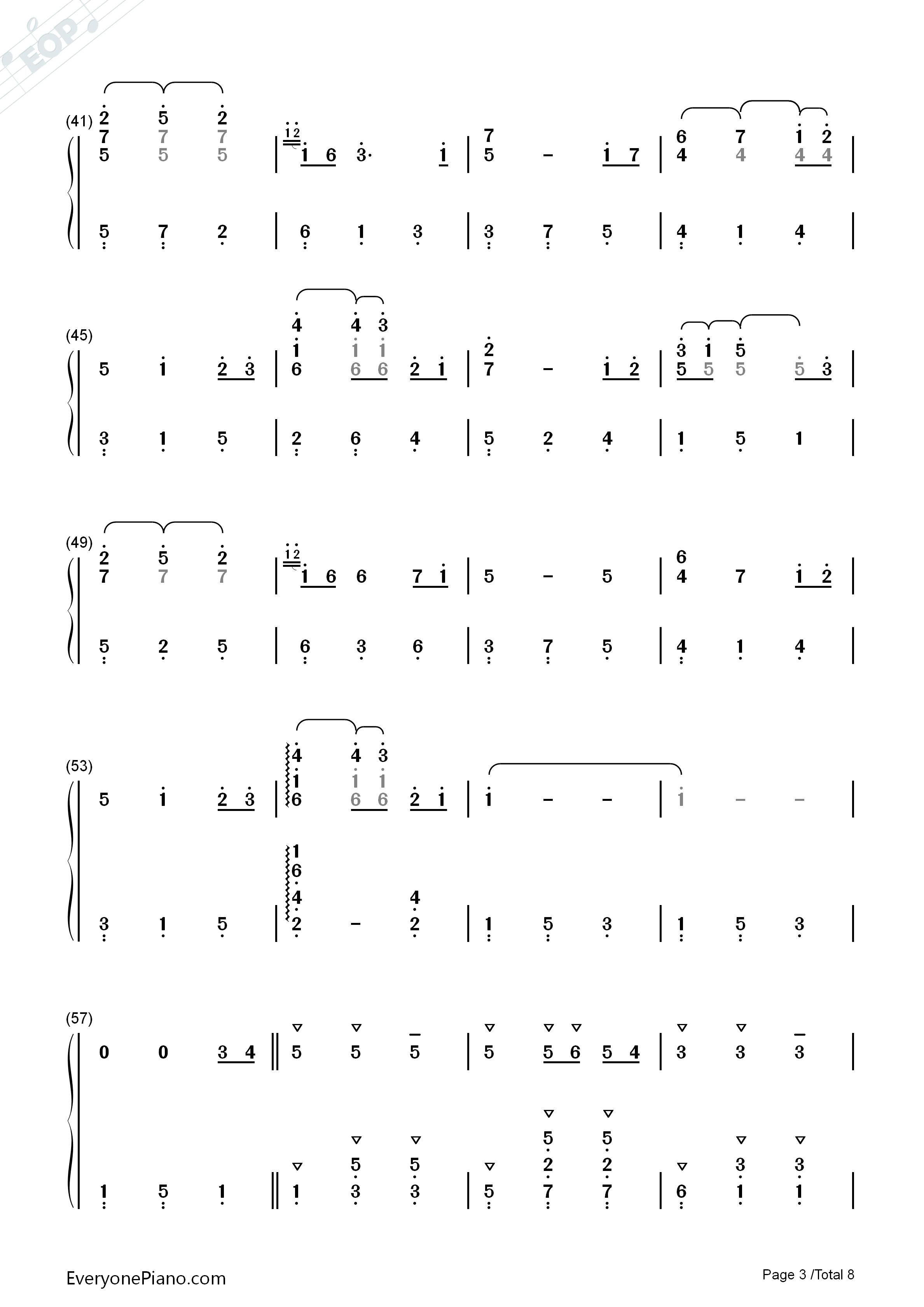 Always_with_Me钢琴简谱_久石让_宫崎骏演唱