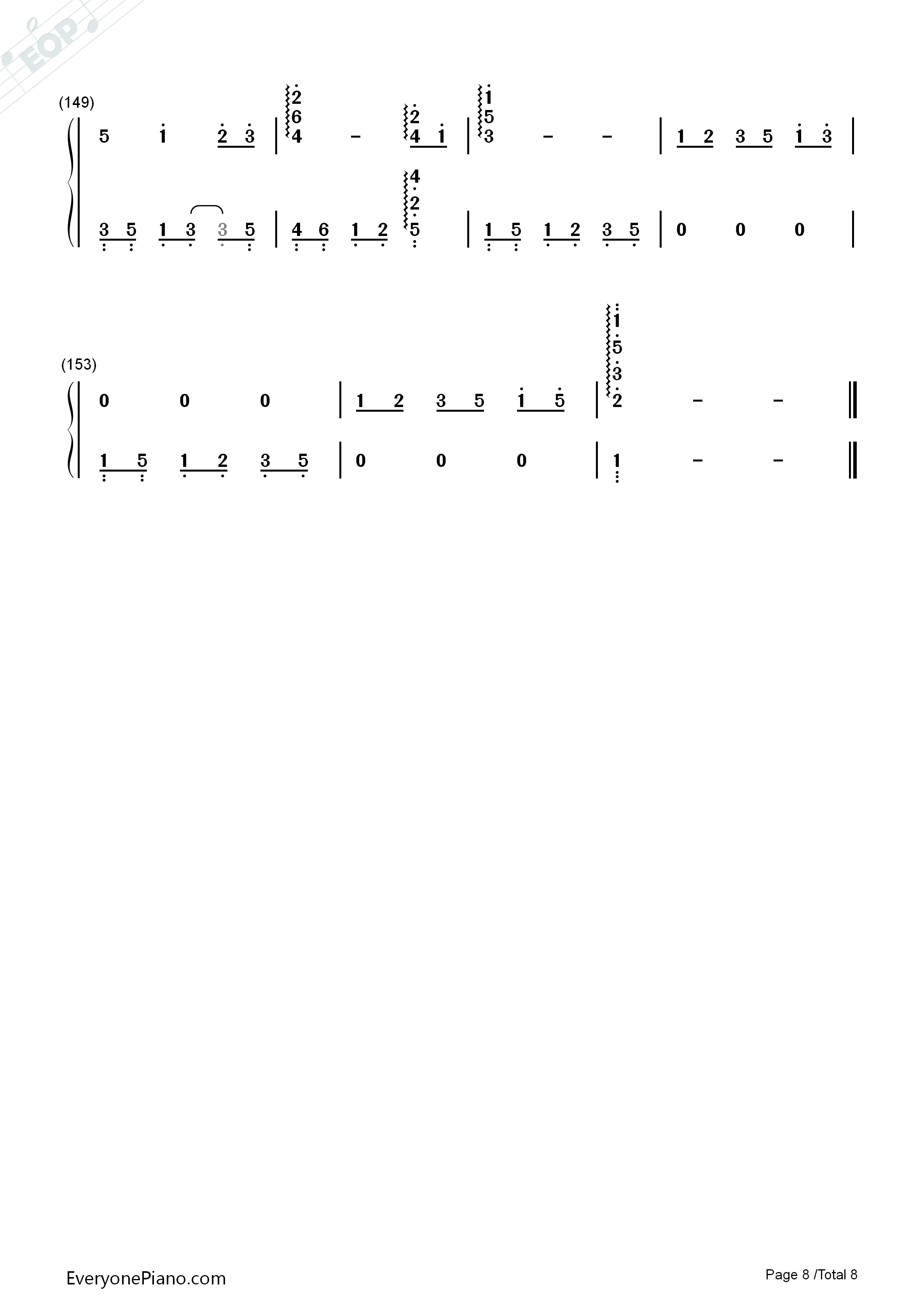 Always_with_Me钢琴简谱_久石让_宫崎骏演唱